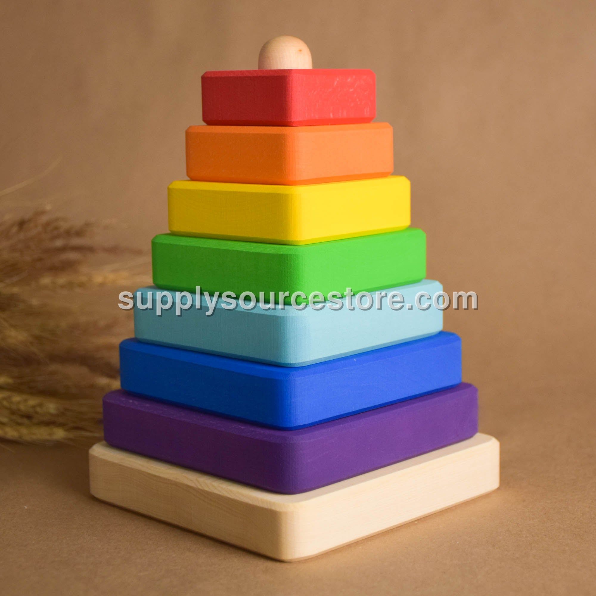 Ring Stacking Toy Square