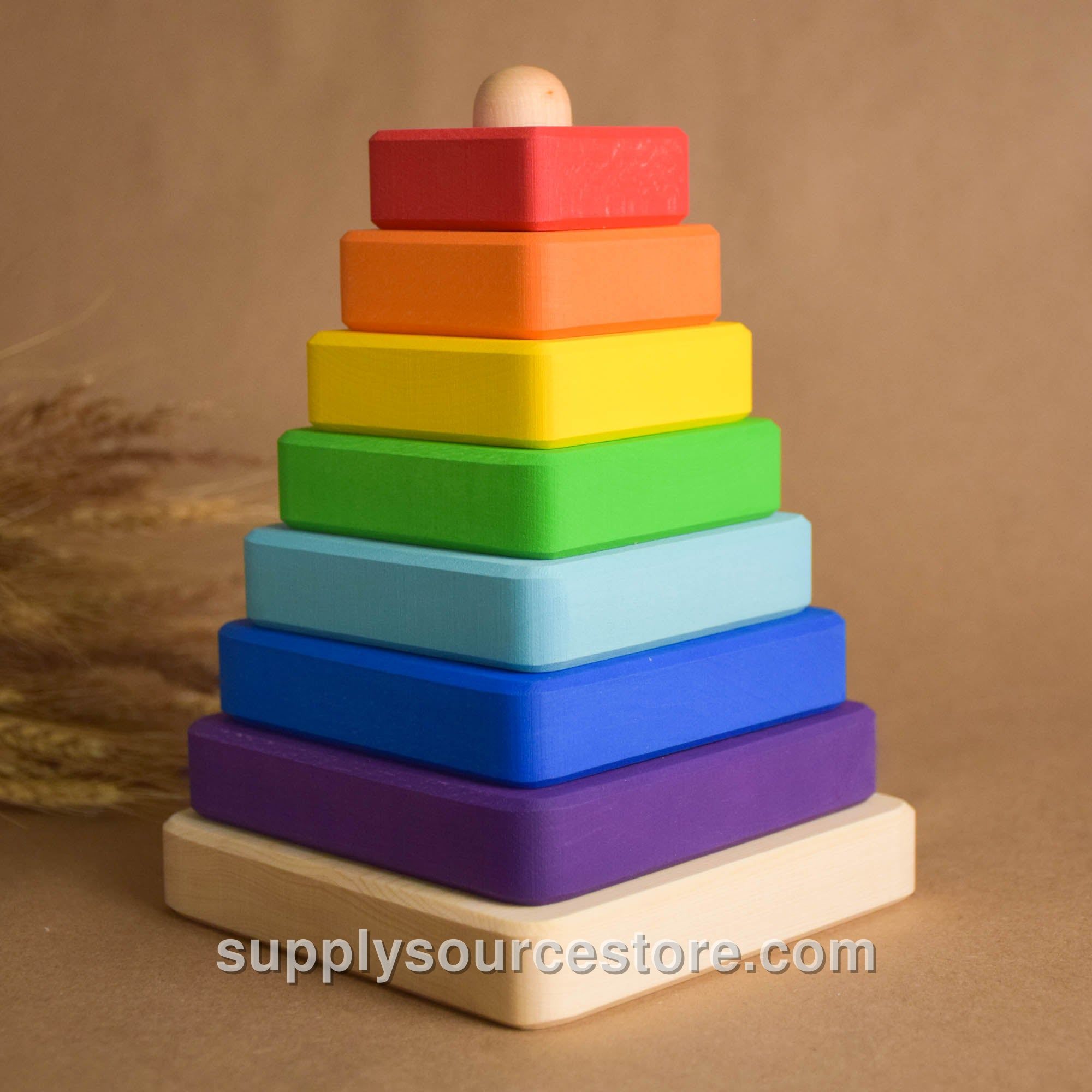 Ring Stacking Toy Square