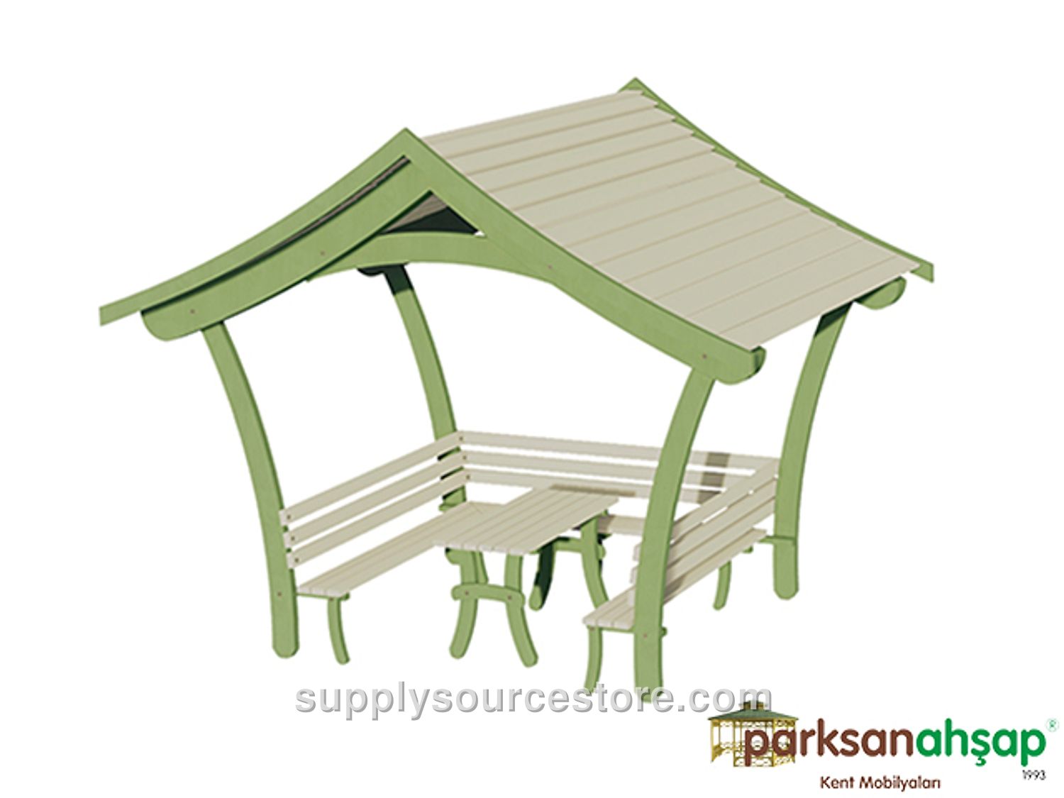 Wooden Japanese Roof Mini Gazebo 200(L) x 300(W) x 320(H)