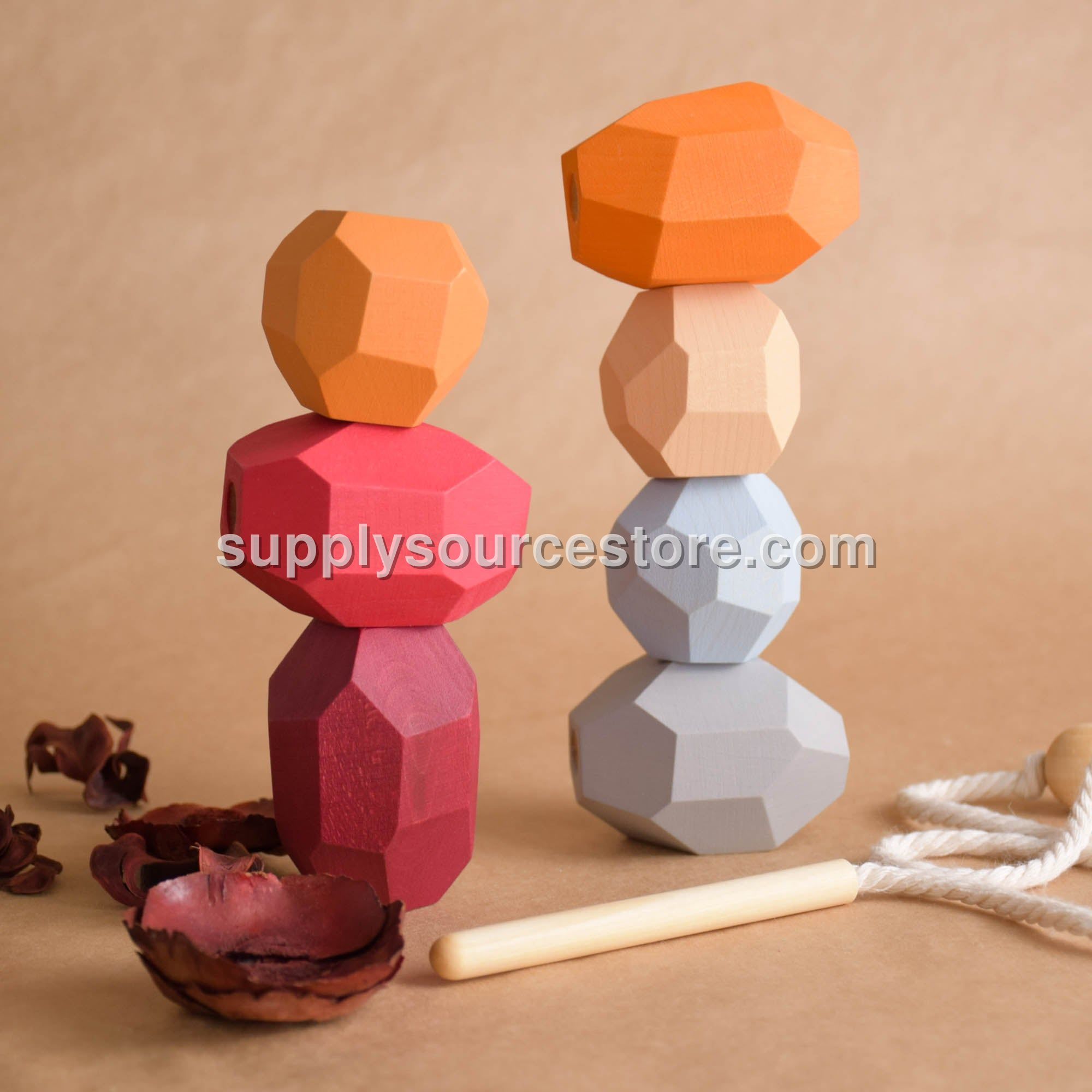 Neutral Lacing Stones