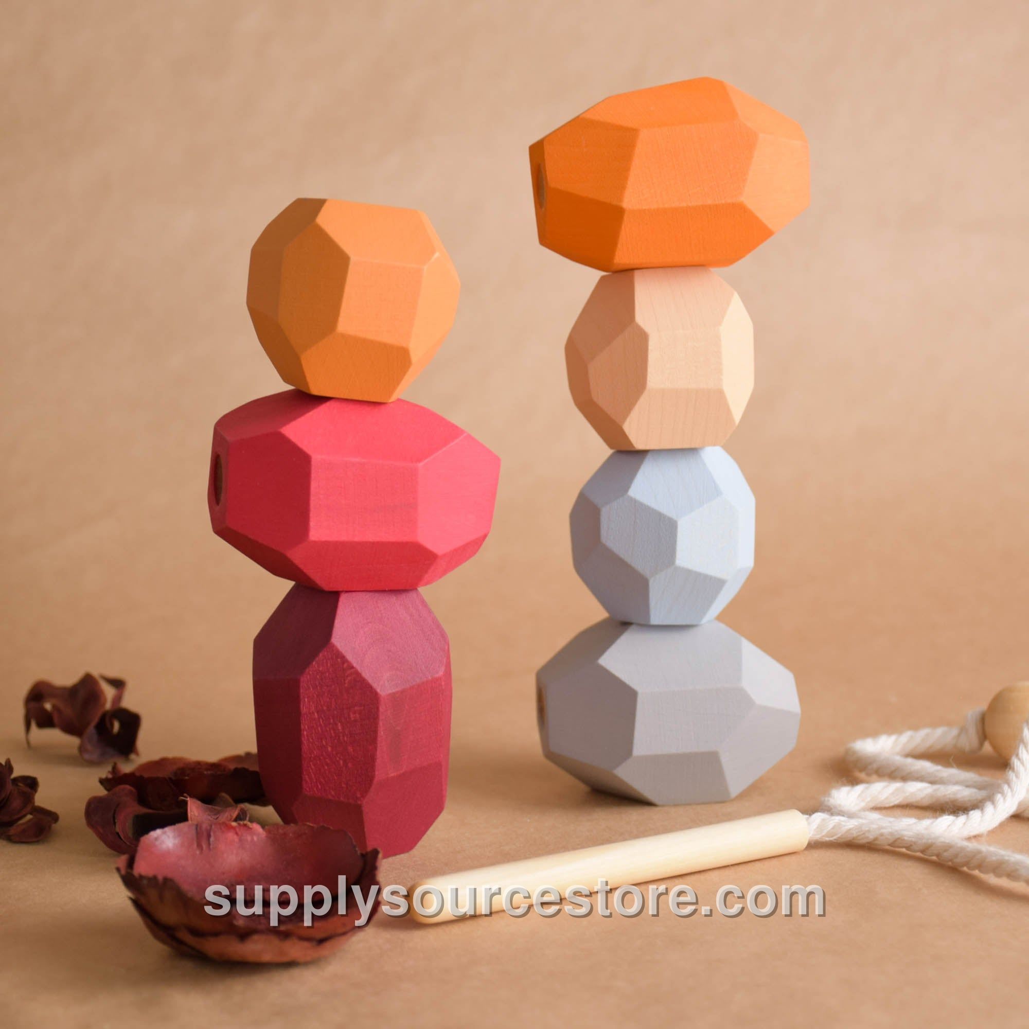 Neutral Lacing Stones