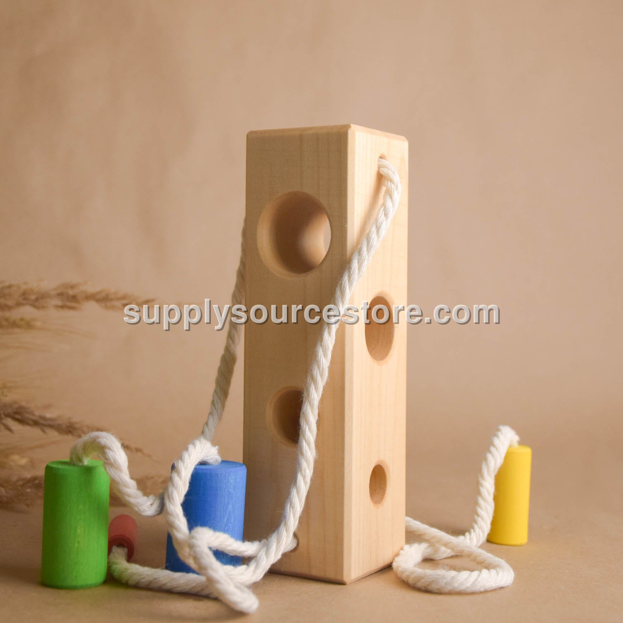 Block with Cylinders