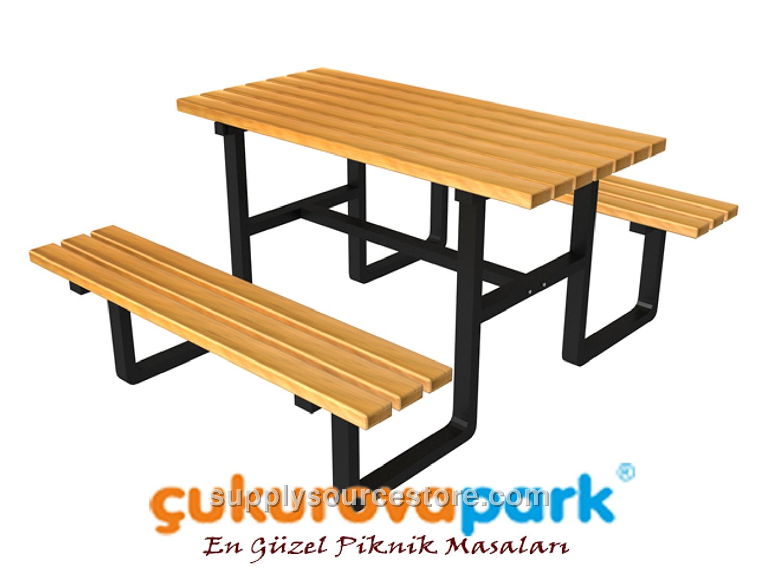 Picnic Table (Metal Legs) 145(L) x 162,5(W) x 75(H)