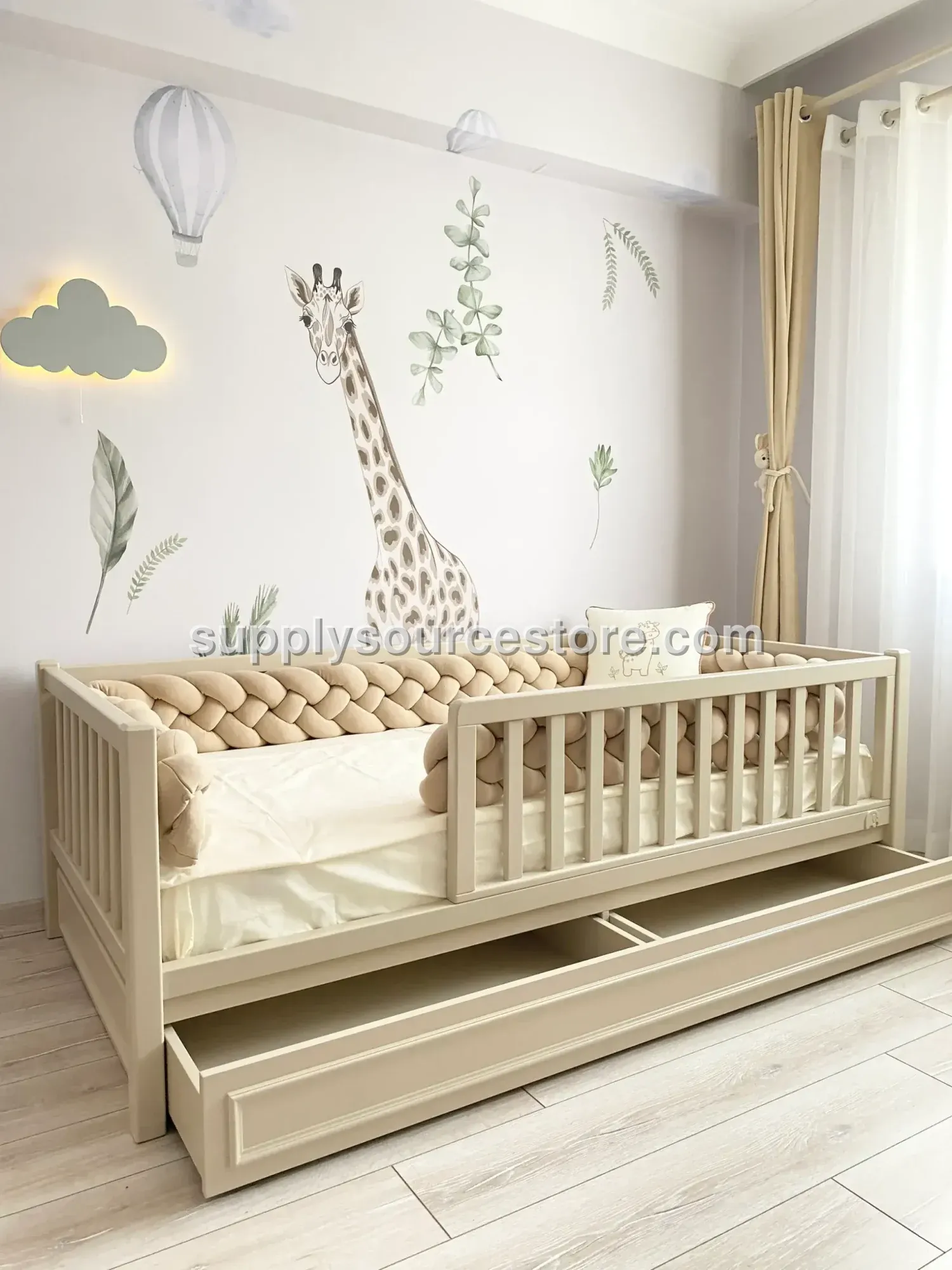 Noble Series Montessori Bed With Drawers