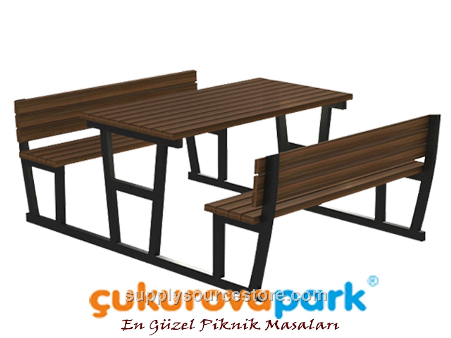 Picnic Table (Metal Legs)