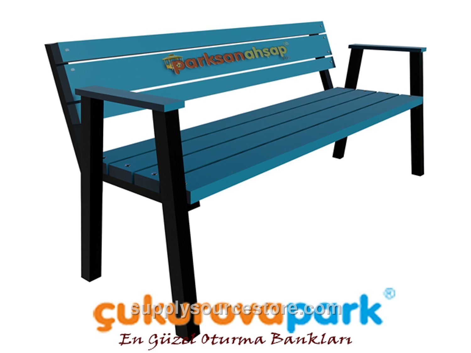 Metal Ayak Bank 140(L)x40(W)x80(H)
