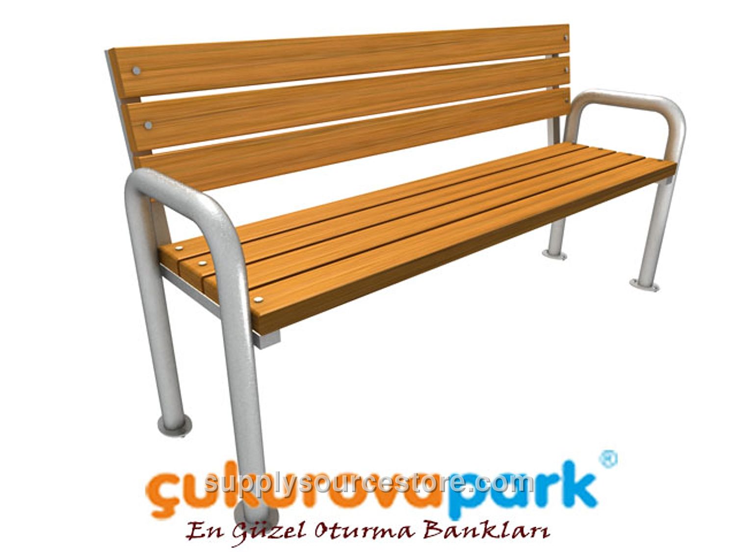 Metal Ayak Bank 140(L)x40(W)x45(H)