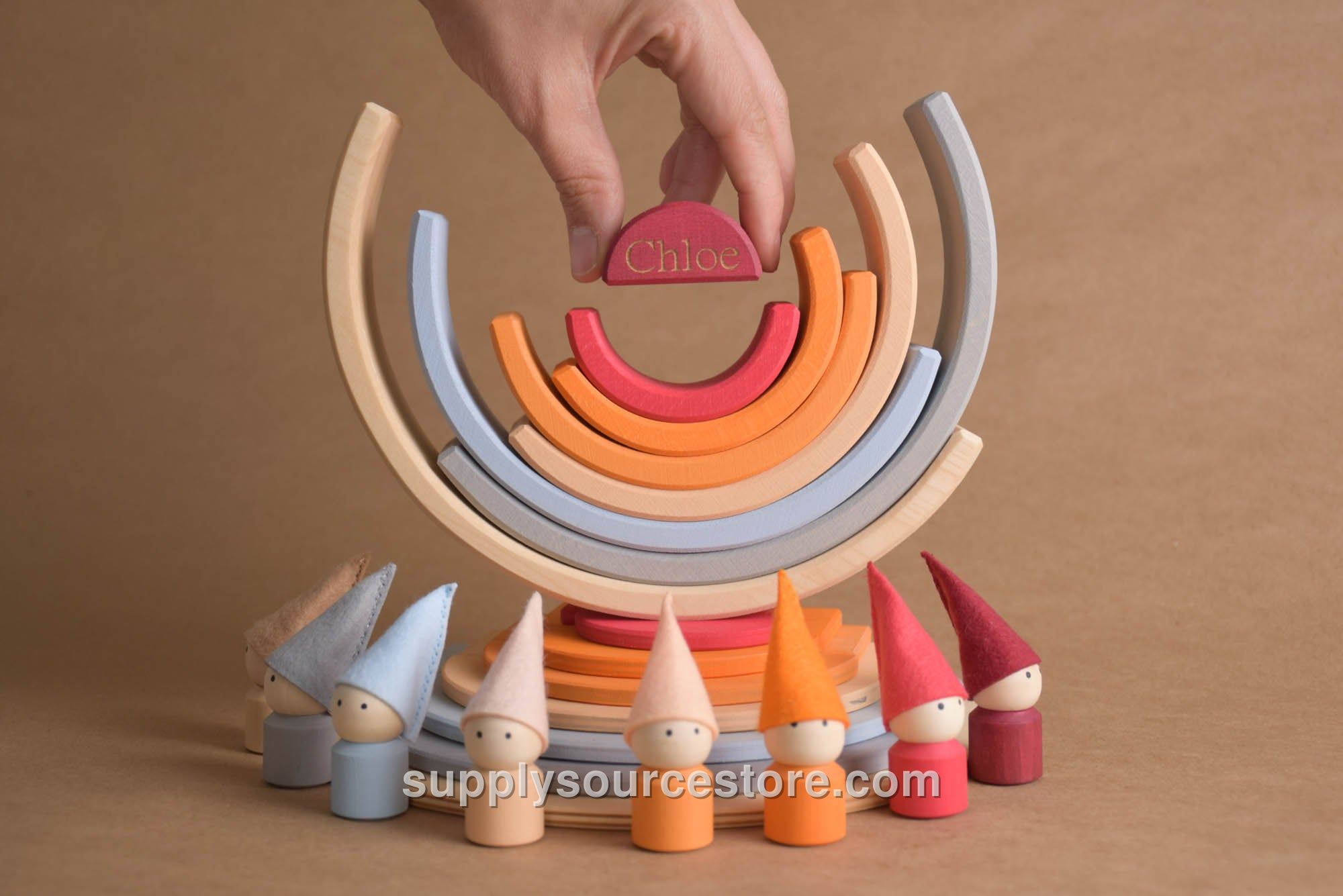 Neutral Rainbow Building Set