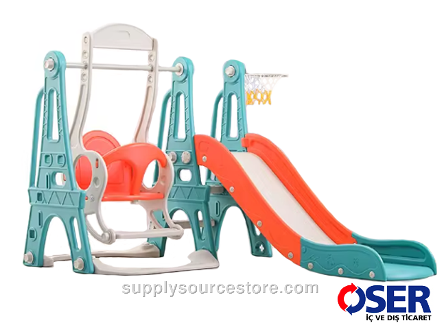 Train Portal Swing and Slide Set