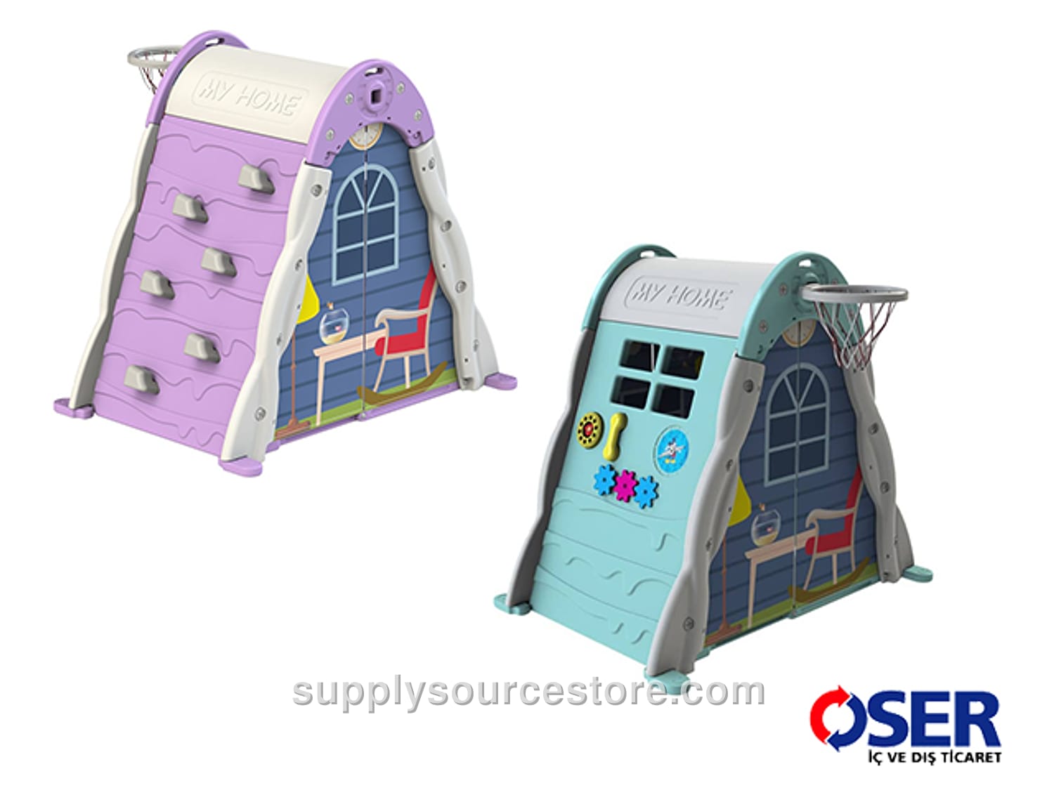 Climbing Playhouse with Tunnel