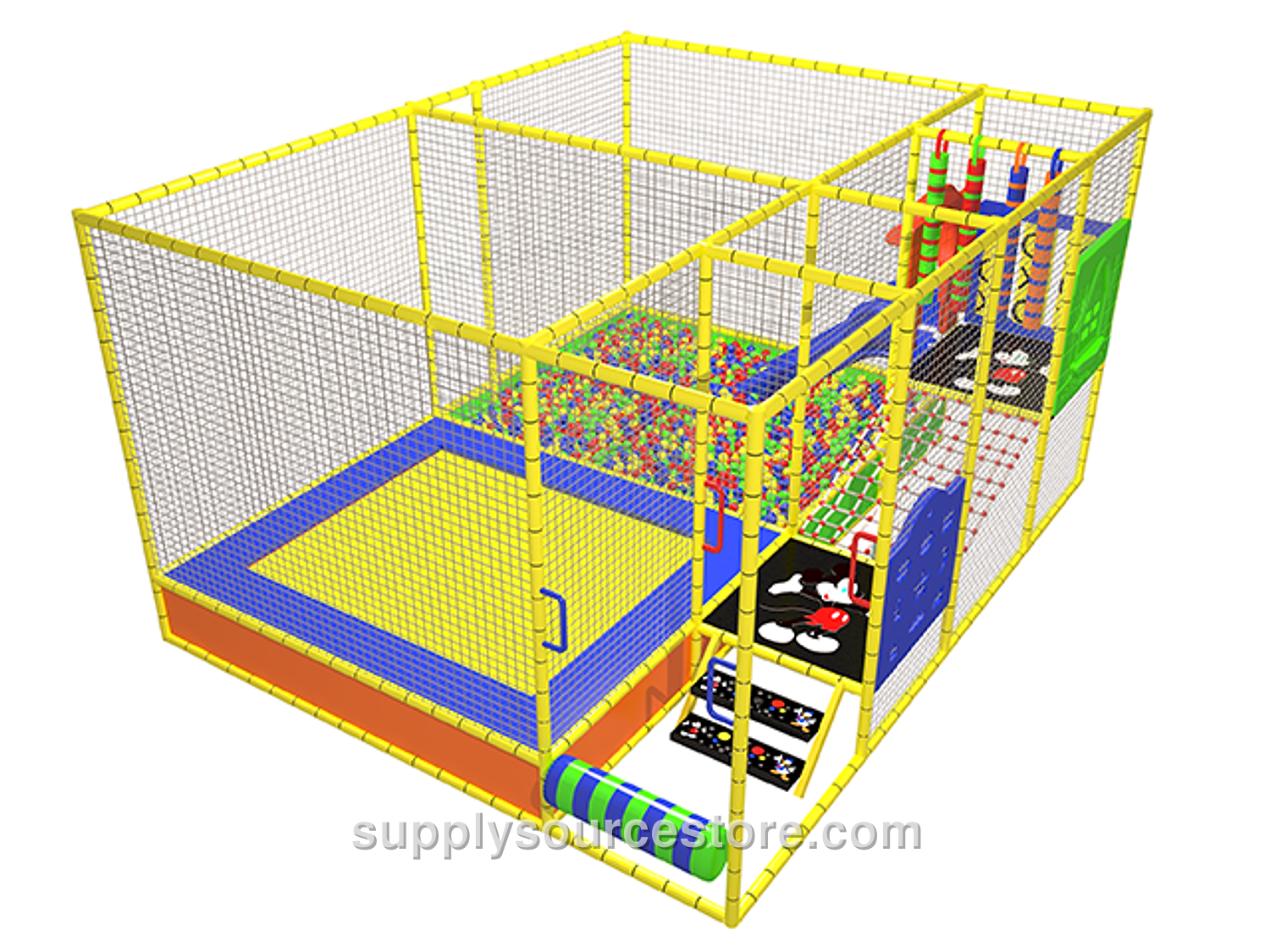 Activity Ball Pool & Trampoline 416×523 cm (164 x 206 in)