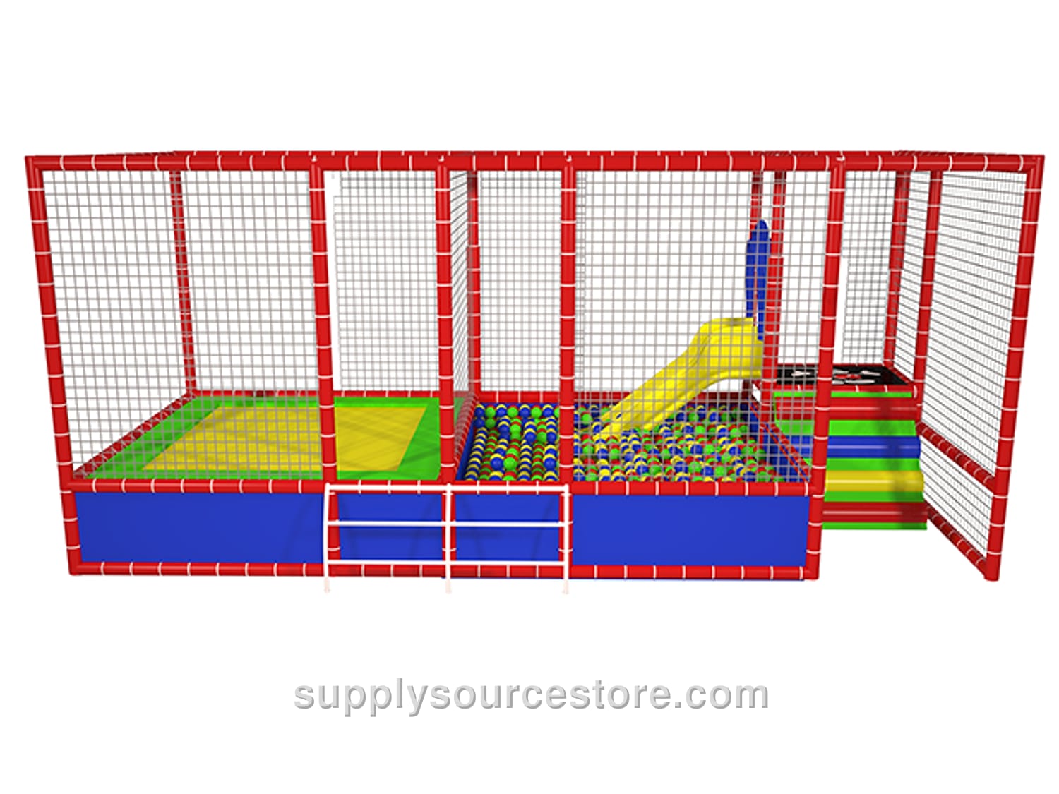 Mesh Ball Pool + Trampoline 265×714 cm (104 x 281 in)