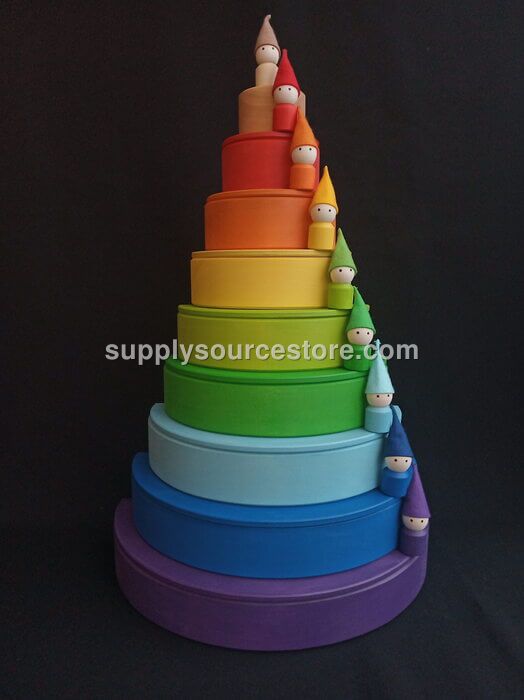 Rainbow Building Set of 34 pcs.