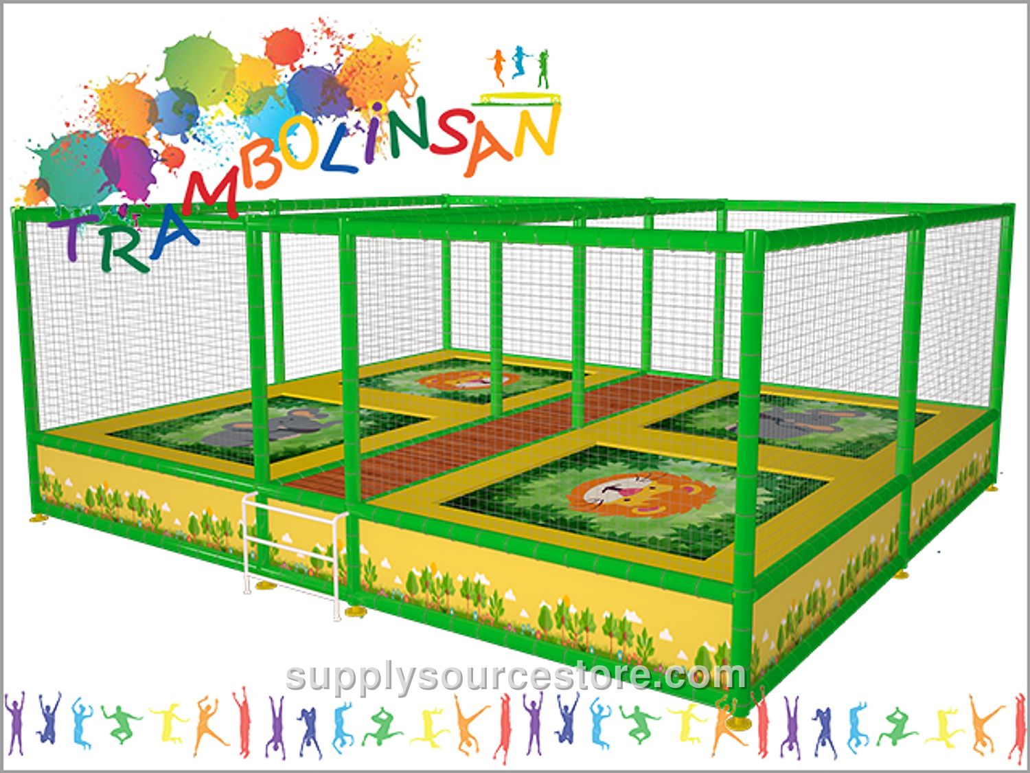 Trampoline (Four-Panel Net Guard) 514×670 cm (202 x 264 in)