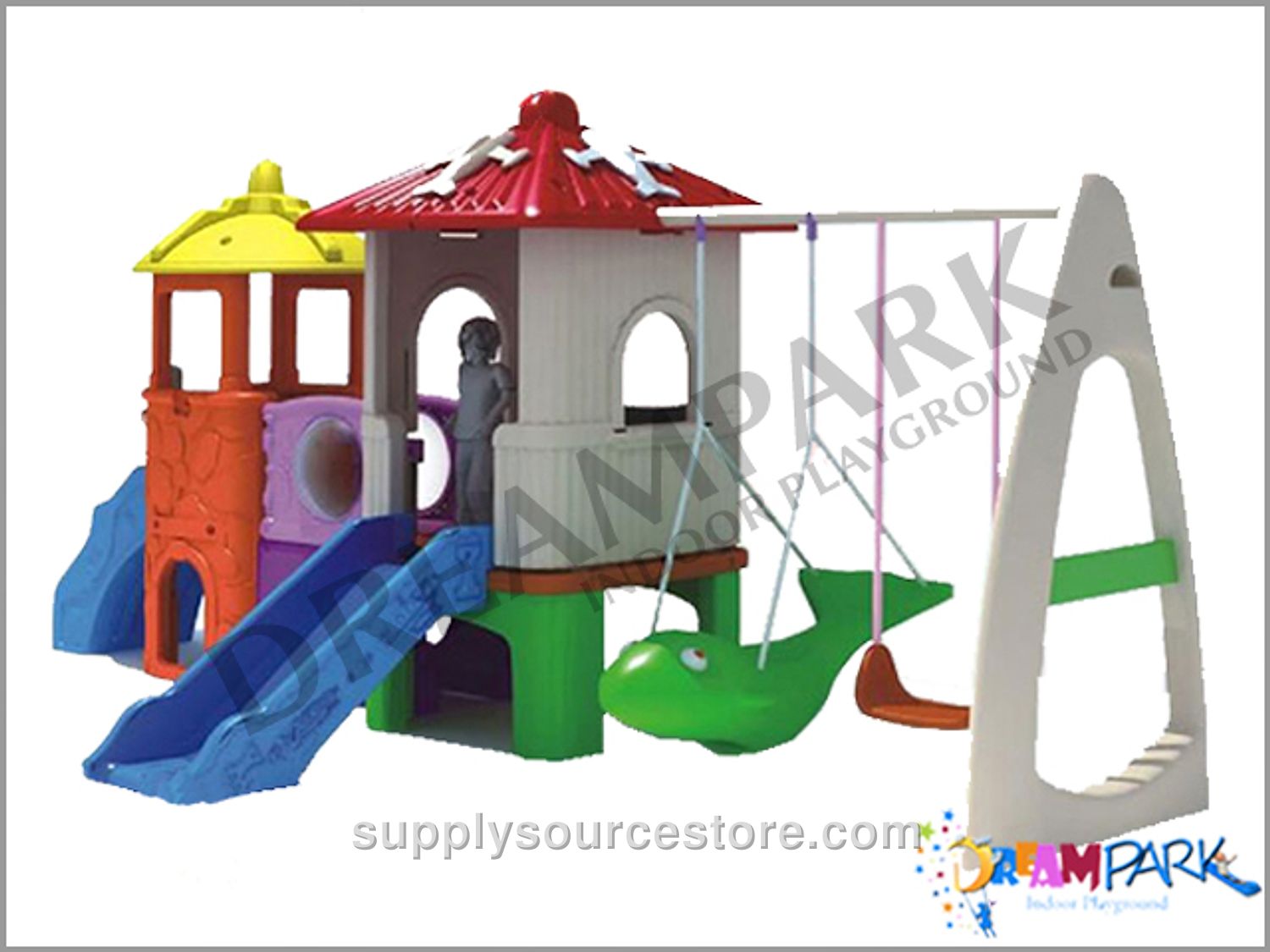 Super Swing Set with Slide