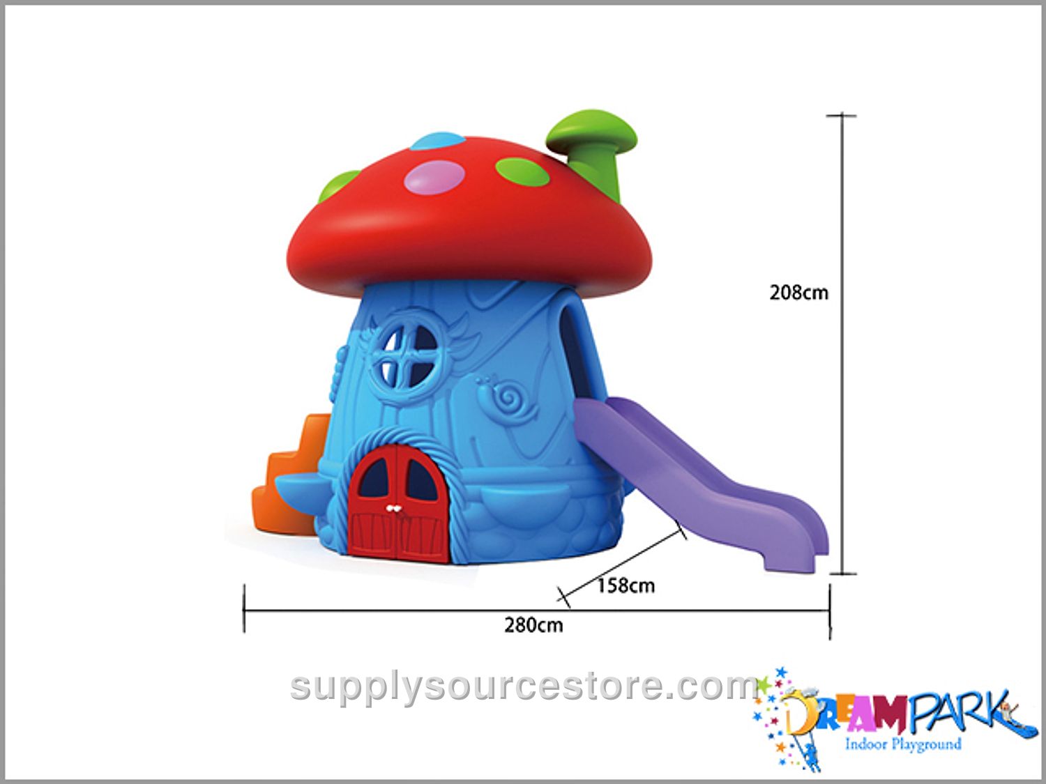 Giant Mushroom Play Activity Center