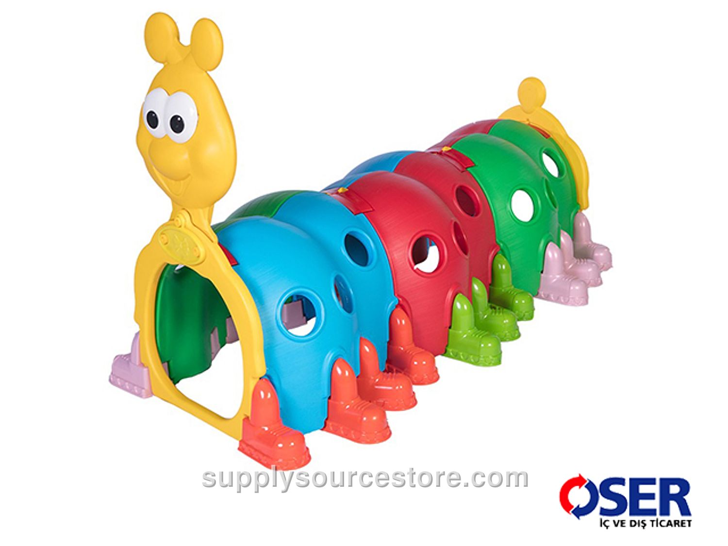 Caterpillar Play Tunnel 6-Branch