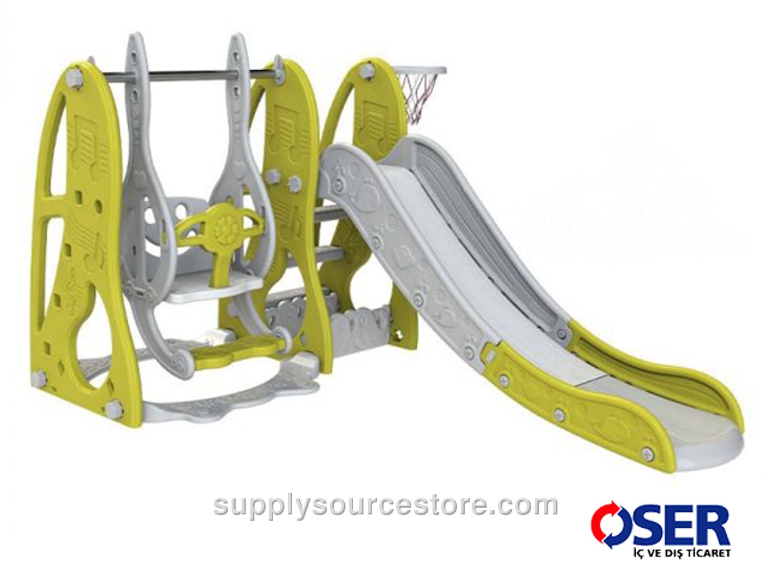 Melody Spring Swing and Slide Set