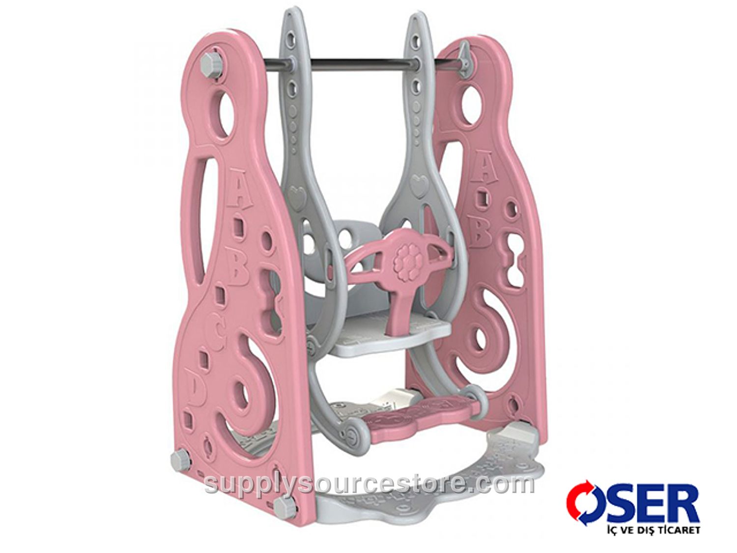 20526/A – Pink Alphabet Swing Set