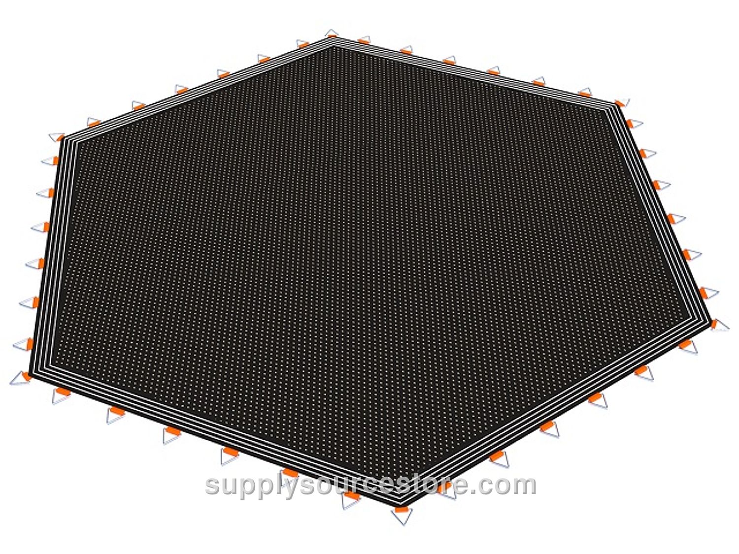 Typ-011 Trampoline Jump Net Hexagon Black 190 cm (74.8 in)