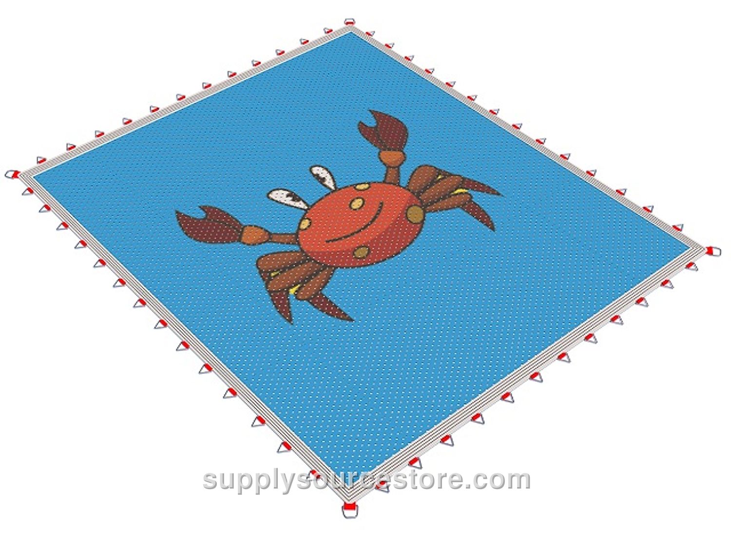 Typ-010 – Junior Trampoline Jumping Net Crab (185×220 cm (72.8 x 86.6 in))