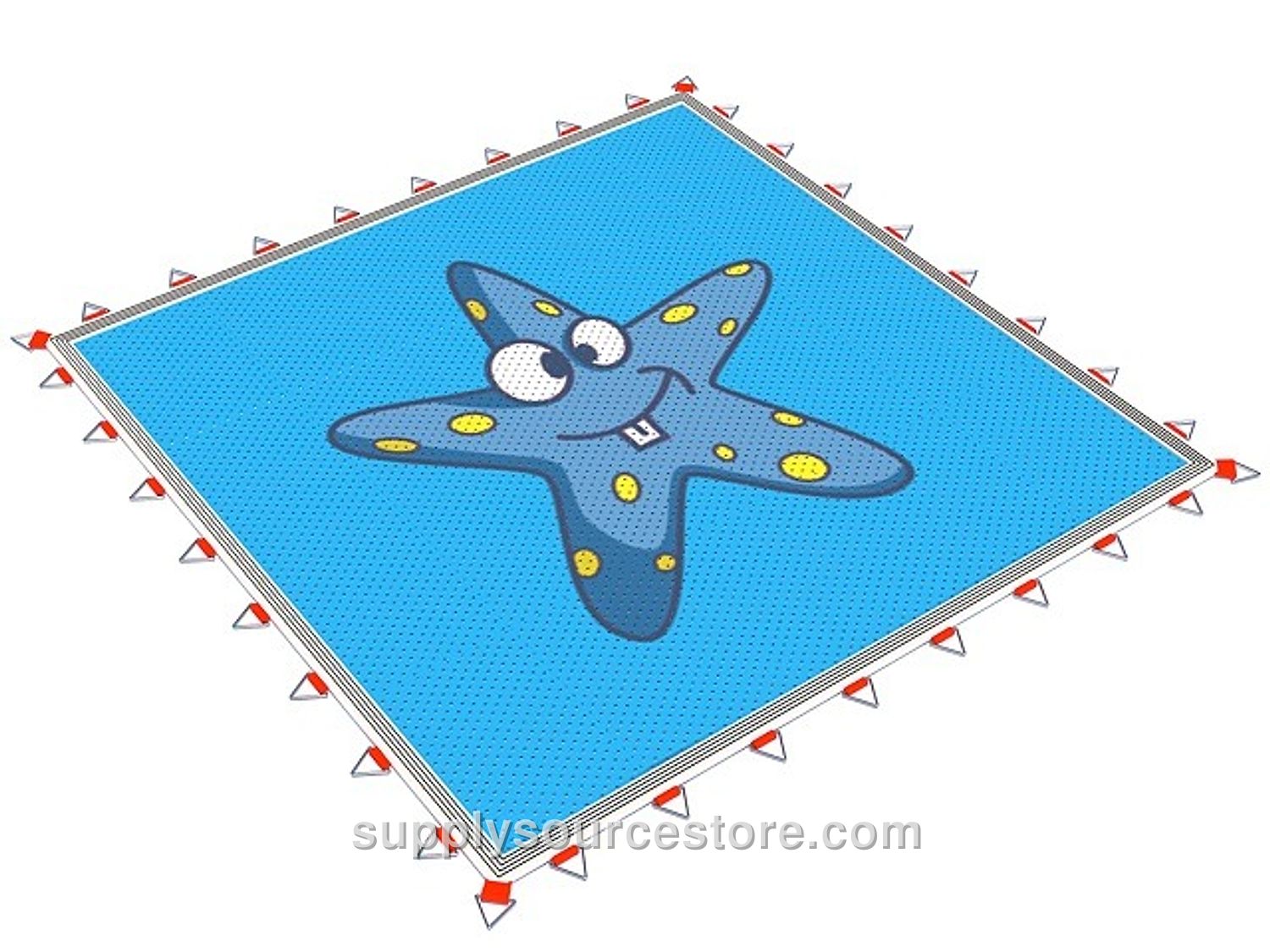 Typ-006 Trampoline Jumping Net Starfish (125×125 cm (49.2 x 49.2 in))