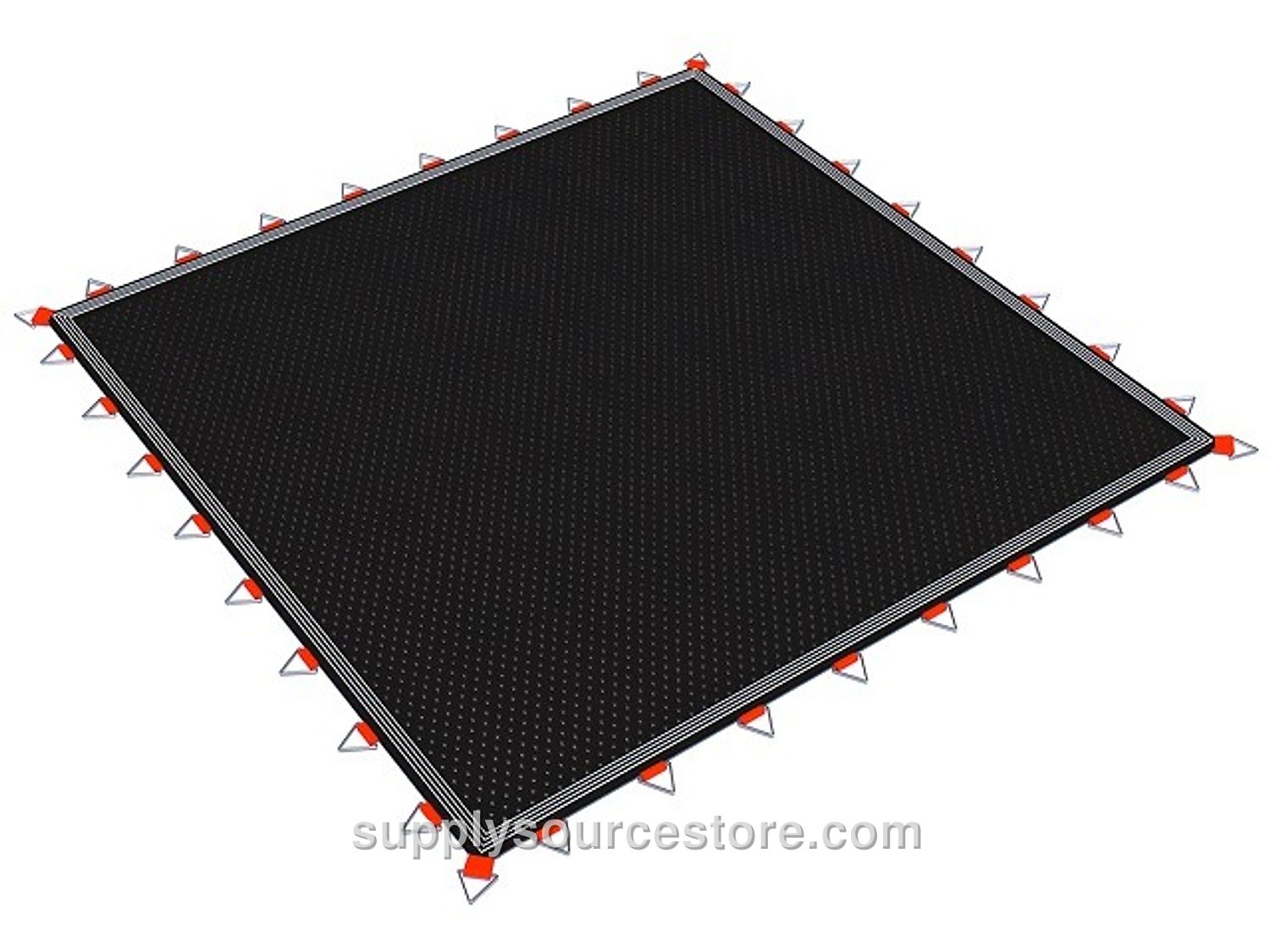 Typ-004 – Black Trampoline Jump Net (125×125 cm (49.2 x 49.2 in))