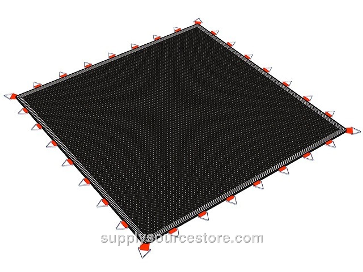 Typ-001 – Black Trampoline Jump Net (105×105 cm (41.3 x 41.3 in))
