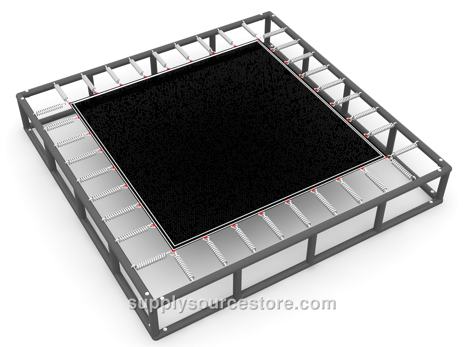 Garden Square Floor Trampoline Model 200x200cm (78.7 x 78.7 in)