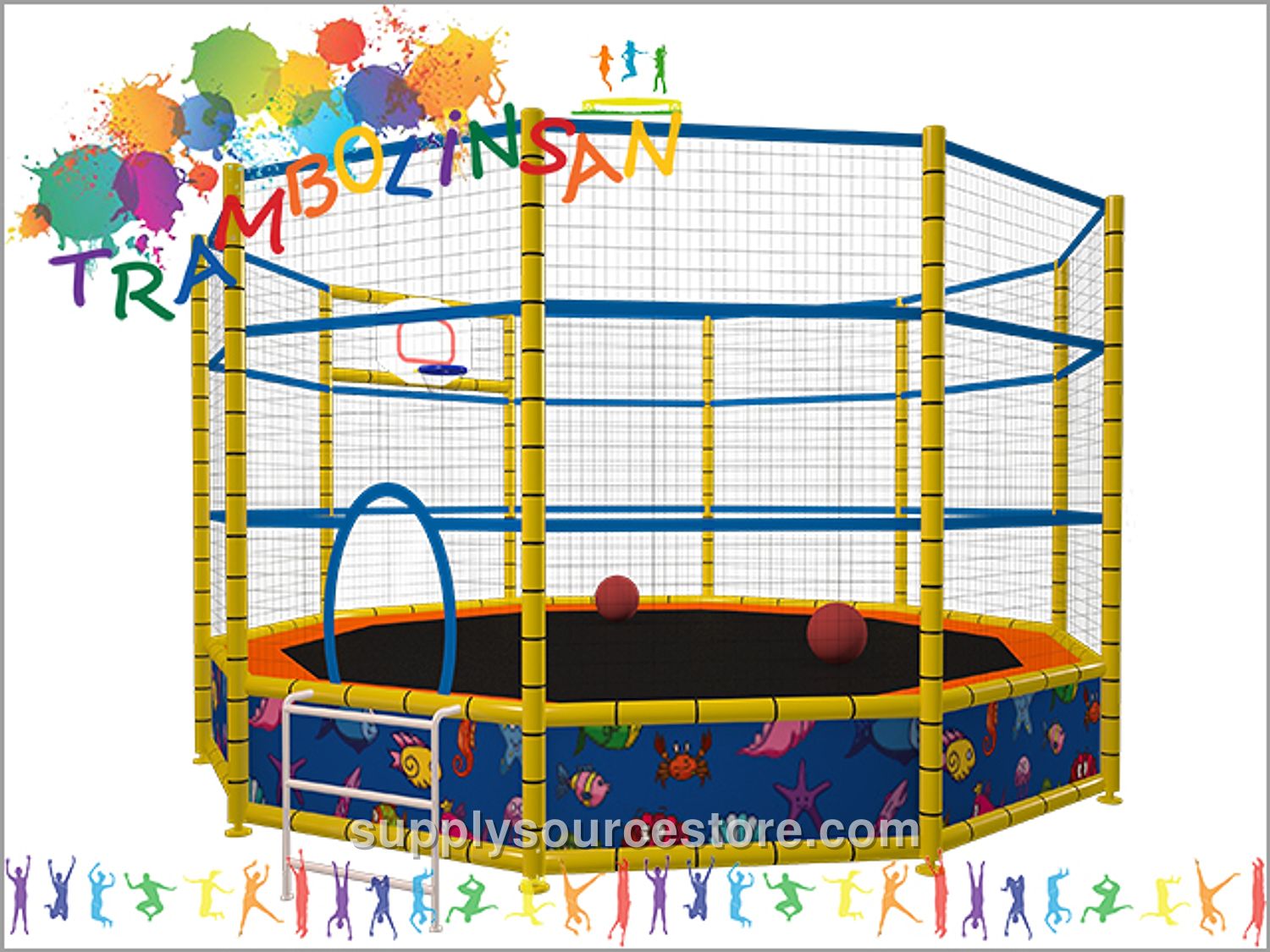 Basketball Hoop Trampoline (Ongen)