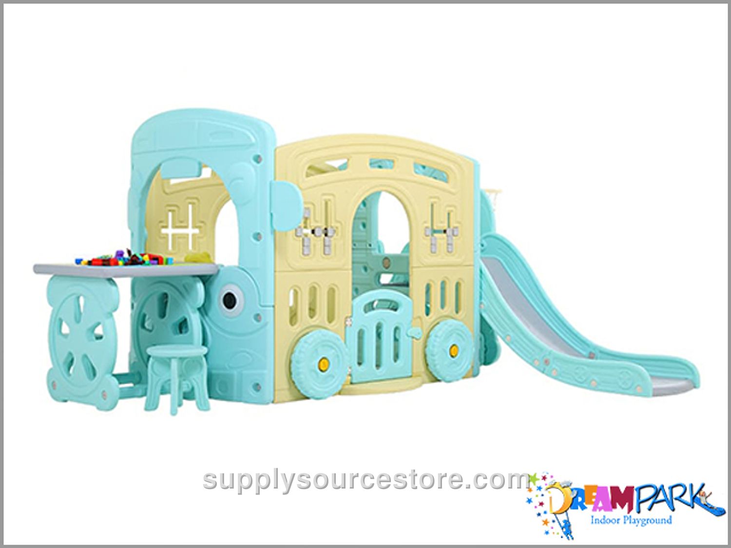 Slide Castle Car Activity Center