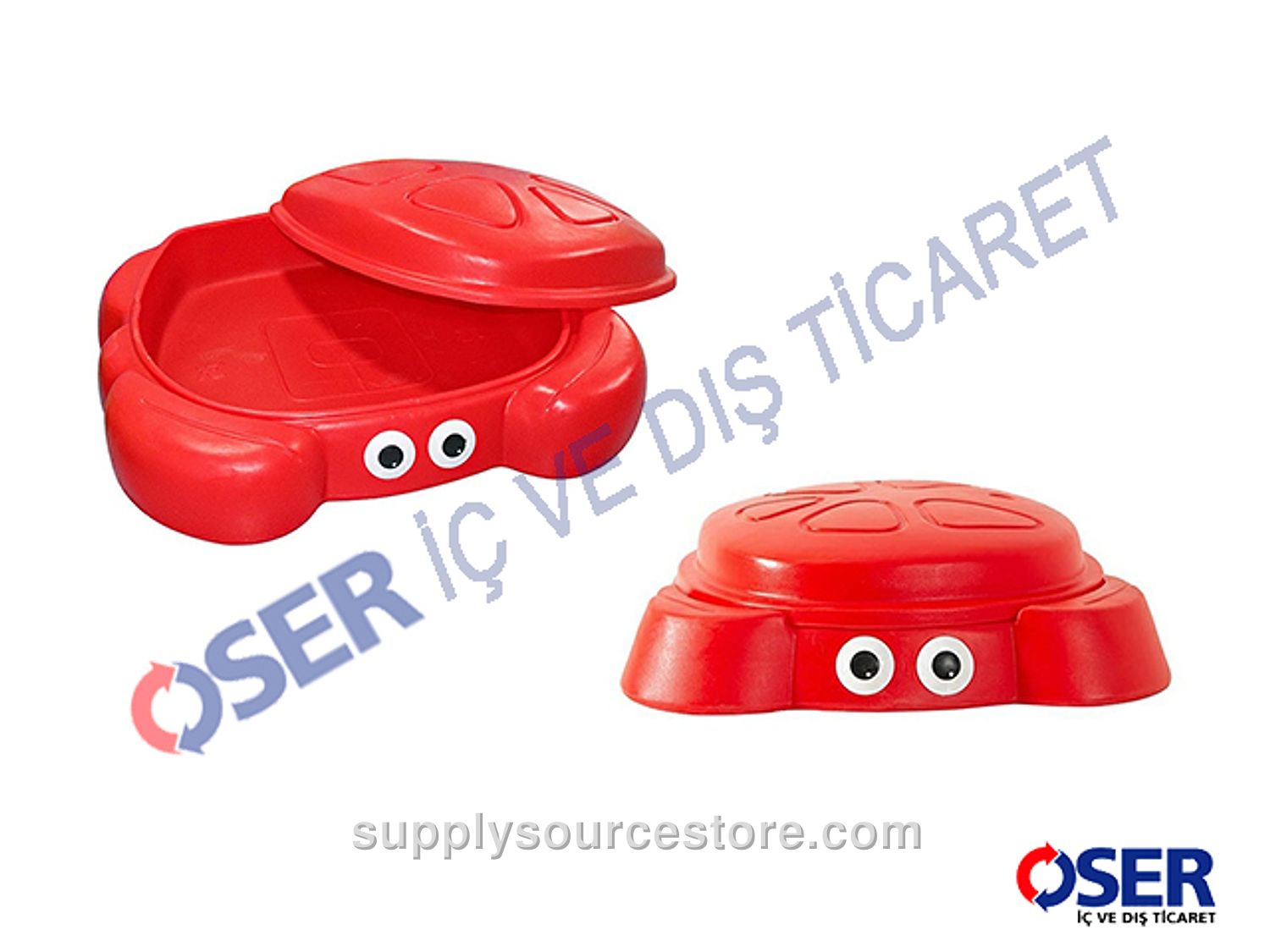 Crab Lid Sand Box