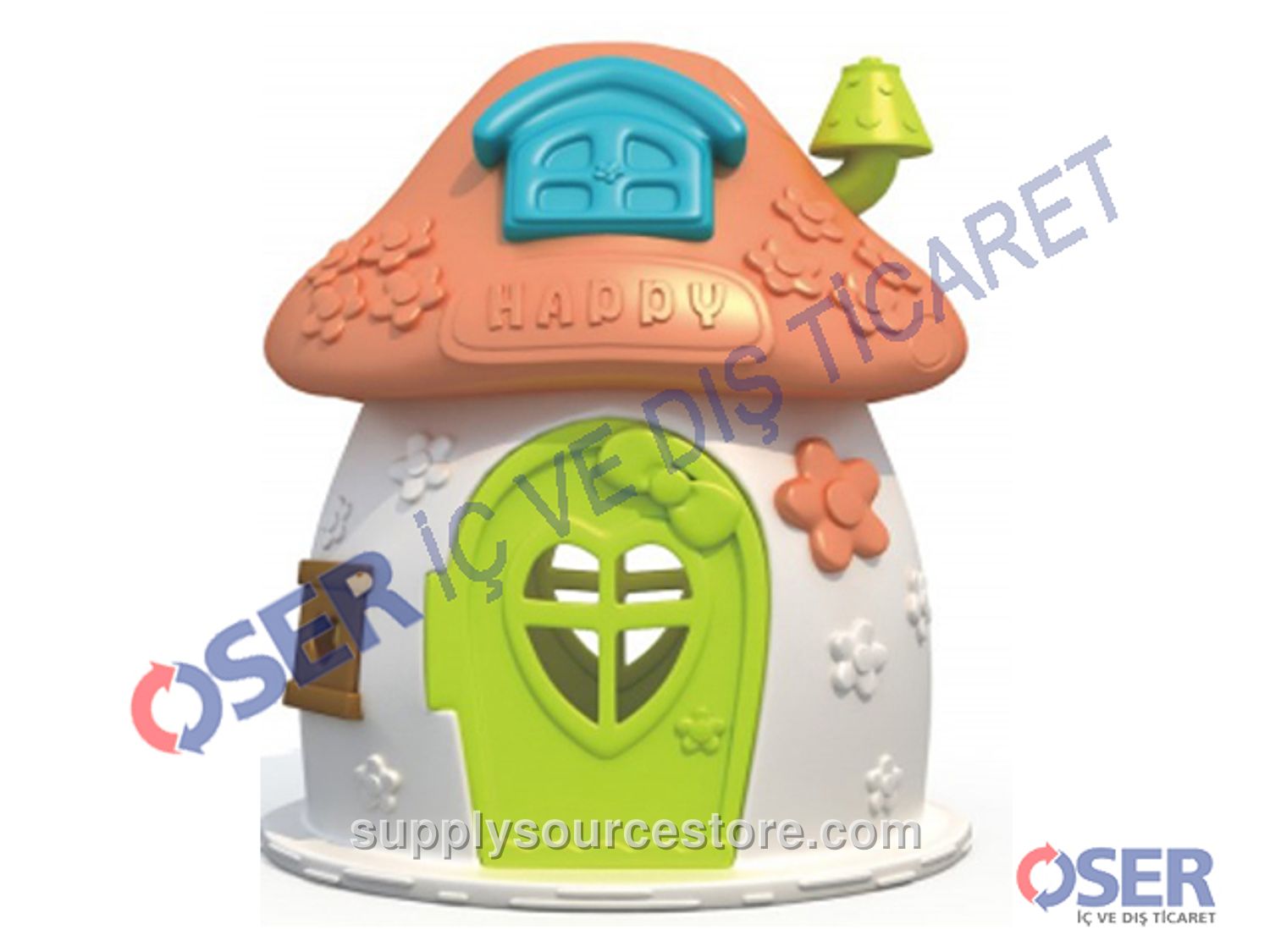Colorful Mushroom Playhouse