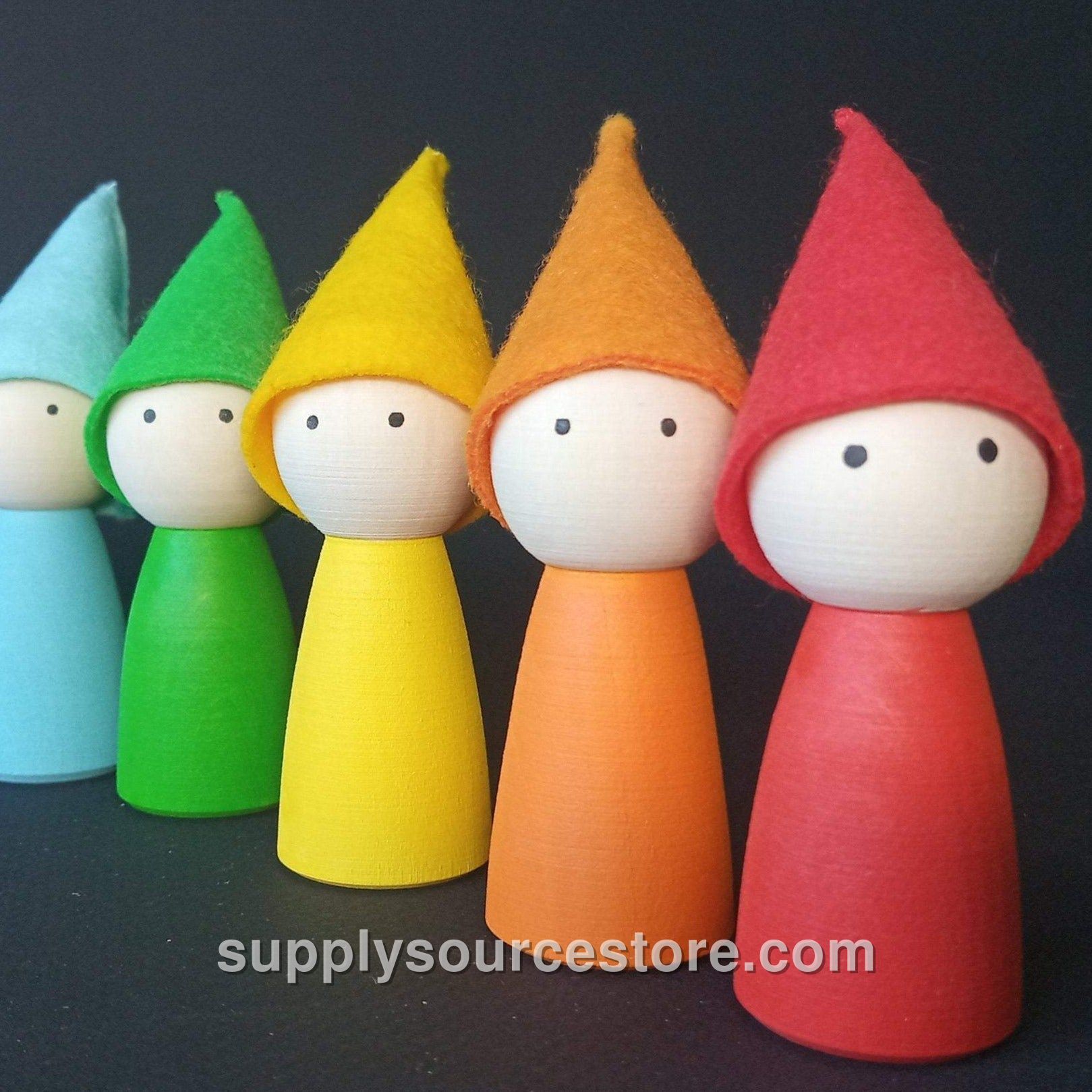 Wood Peg Dolls