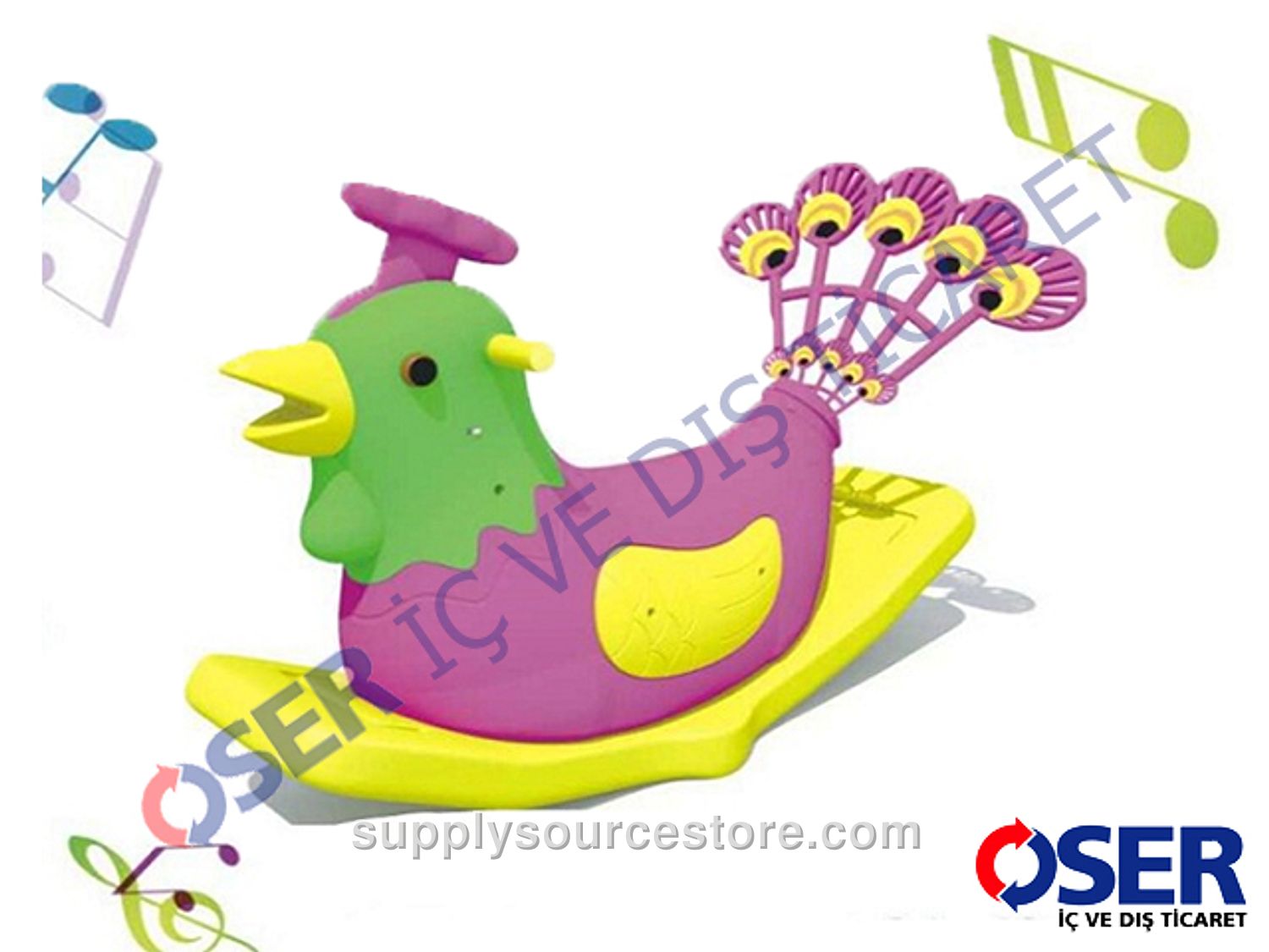 Musical Peacock Swing