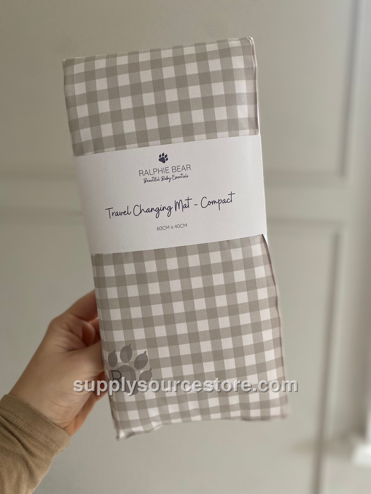 Baby Changing Compact Travel Mat - Gingham