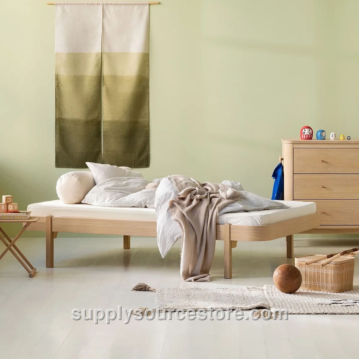 Wood Original Lounger Bed 120cm (47.2 in) - Oak