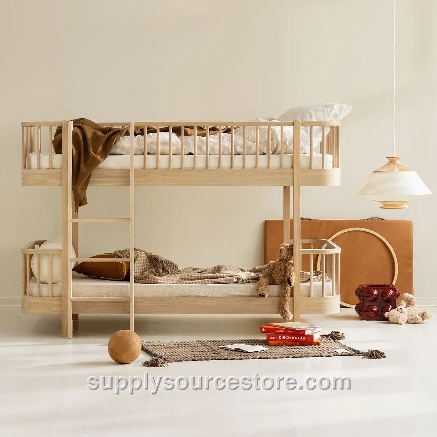 Wood Original Low Bunk Bed - Oak