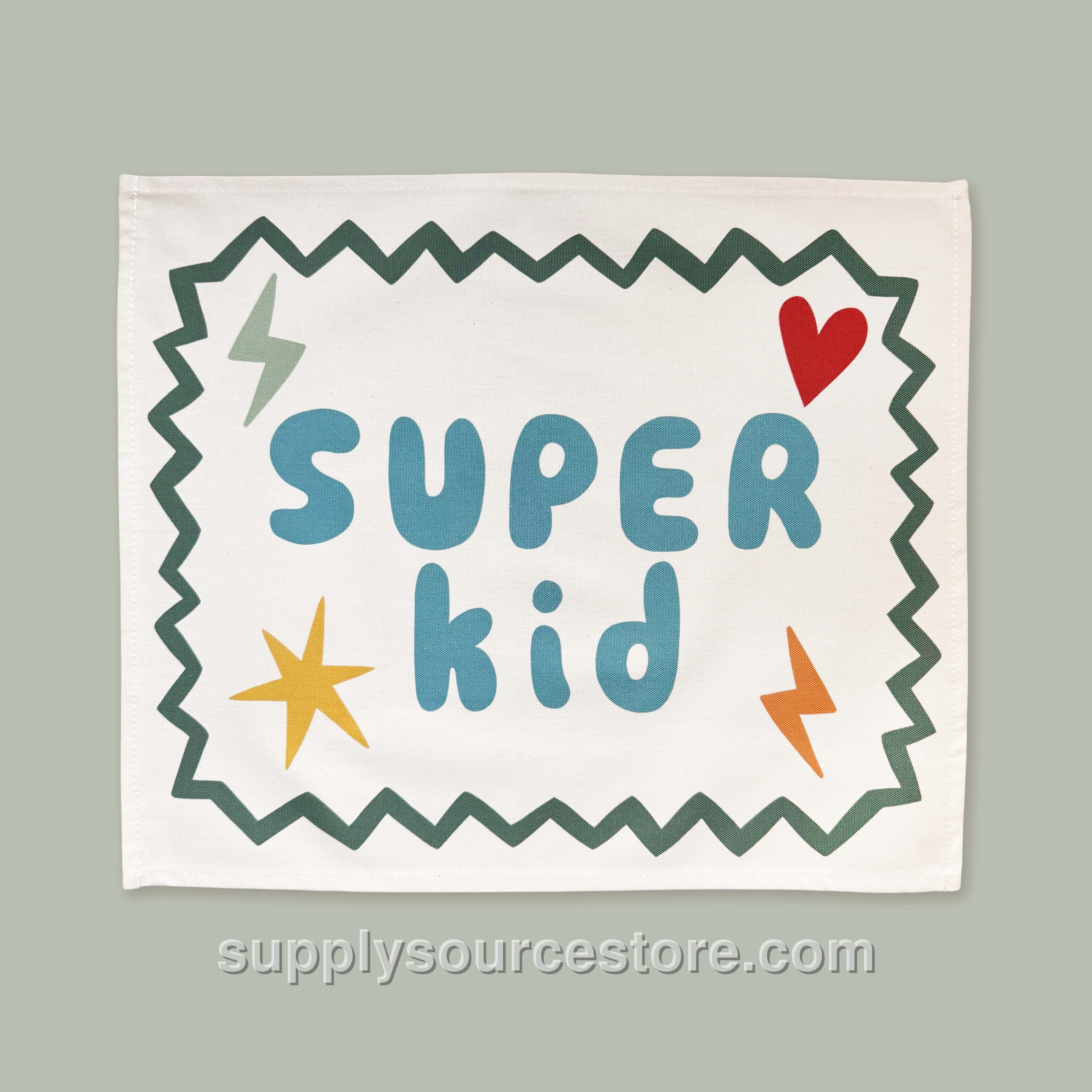 Super Kid Banner - Blue