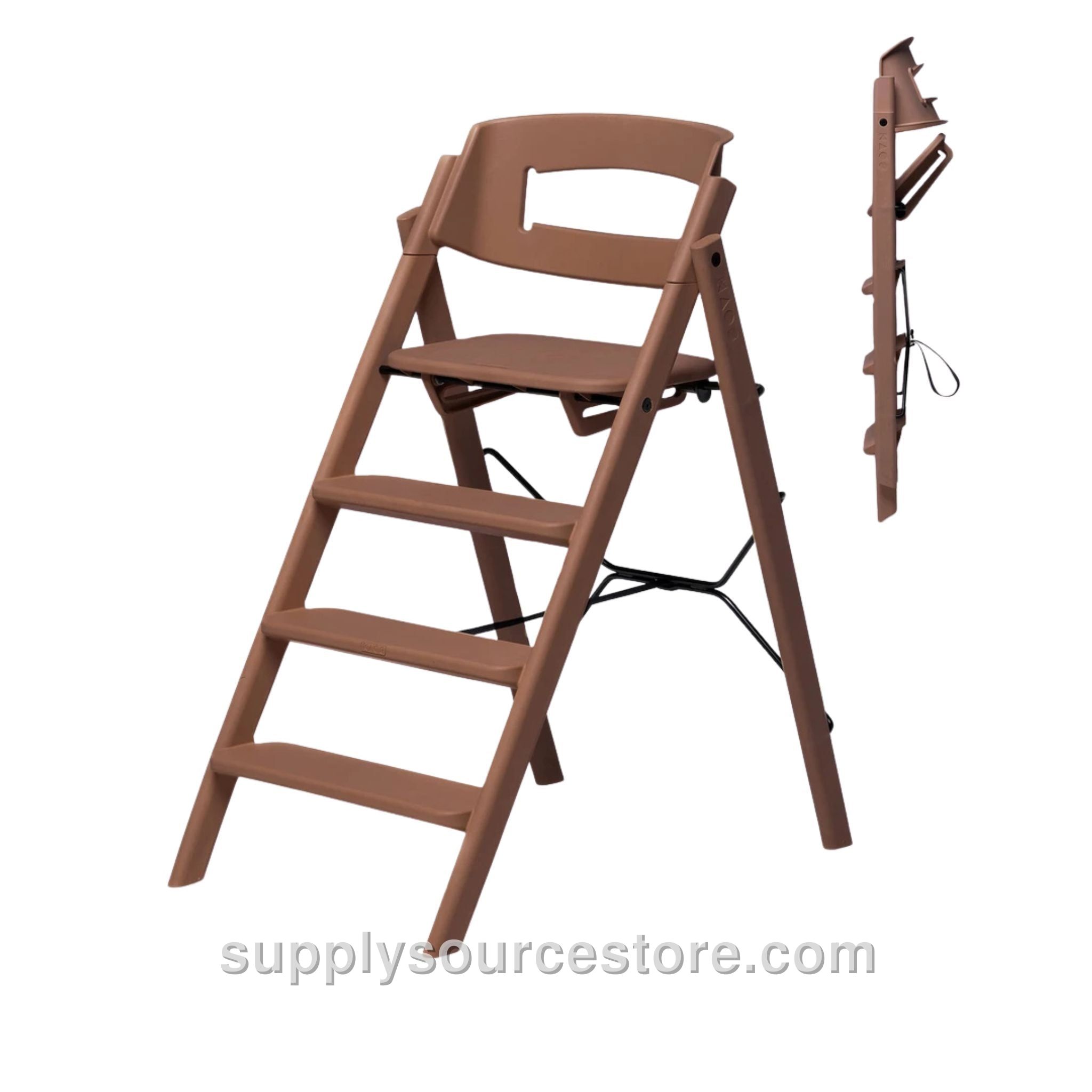 Klapp Recycled Highchair - Mocca Brown