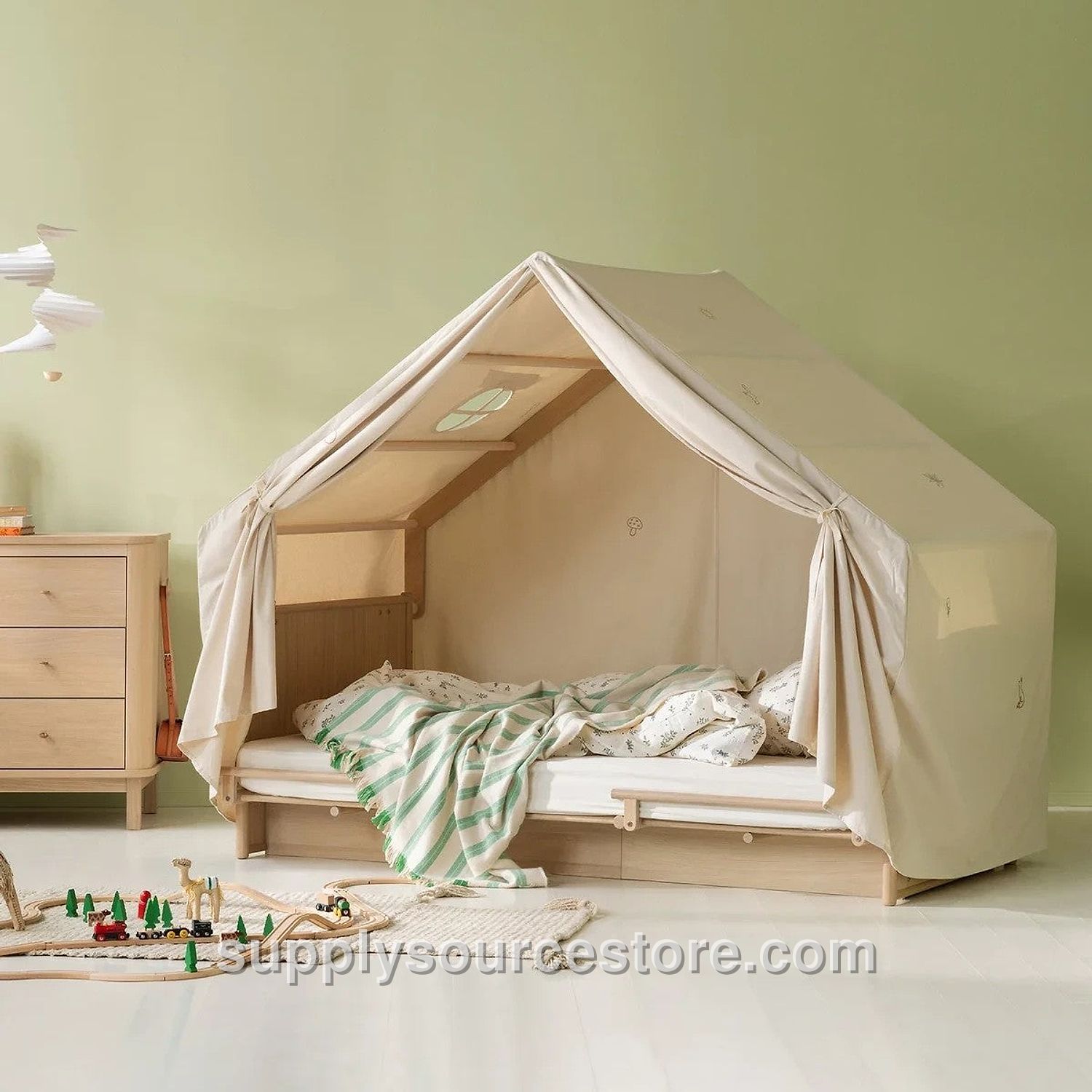 Camp Novel Bed House Roof Tent - Embroidered