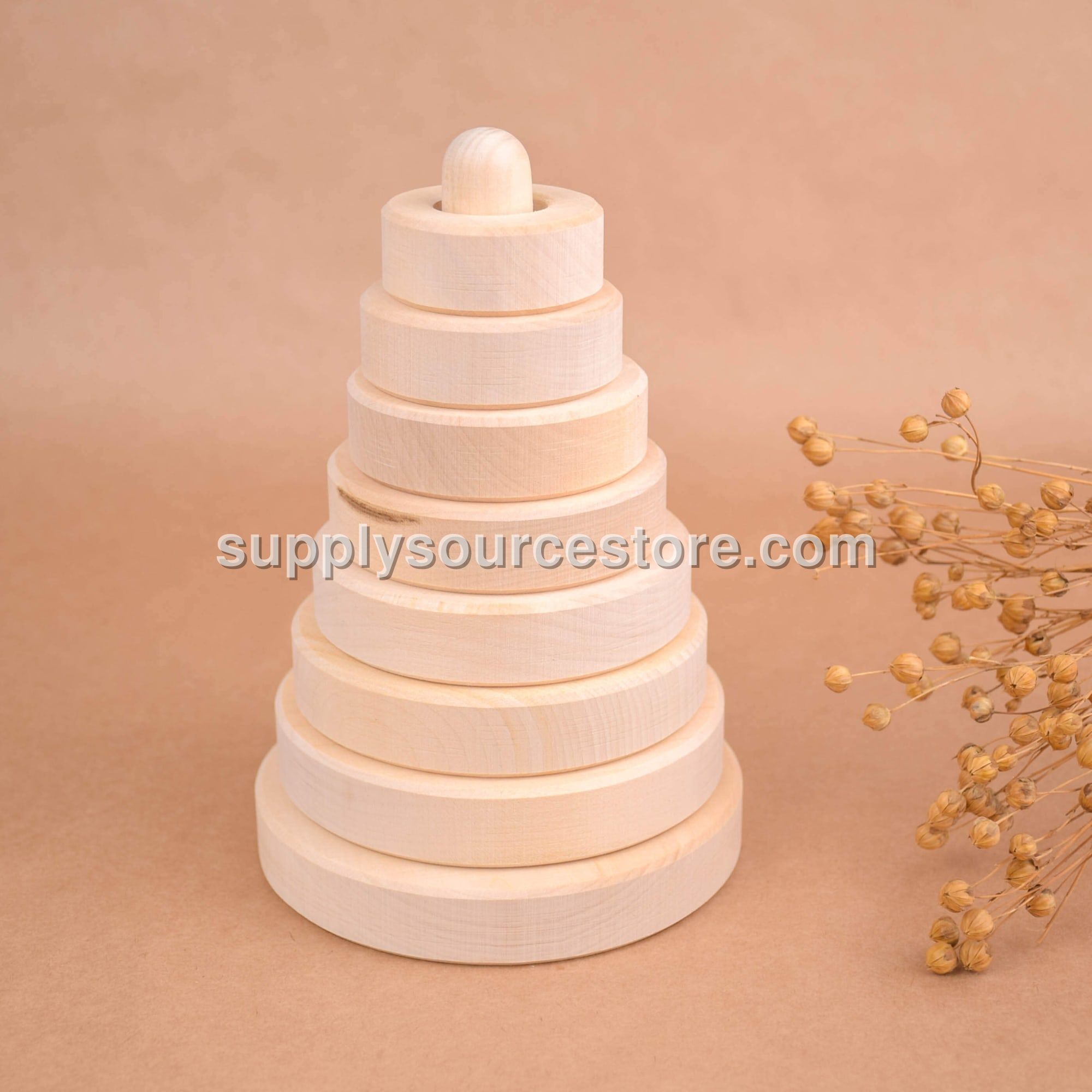Natural Ring Stacking Toy