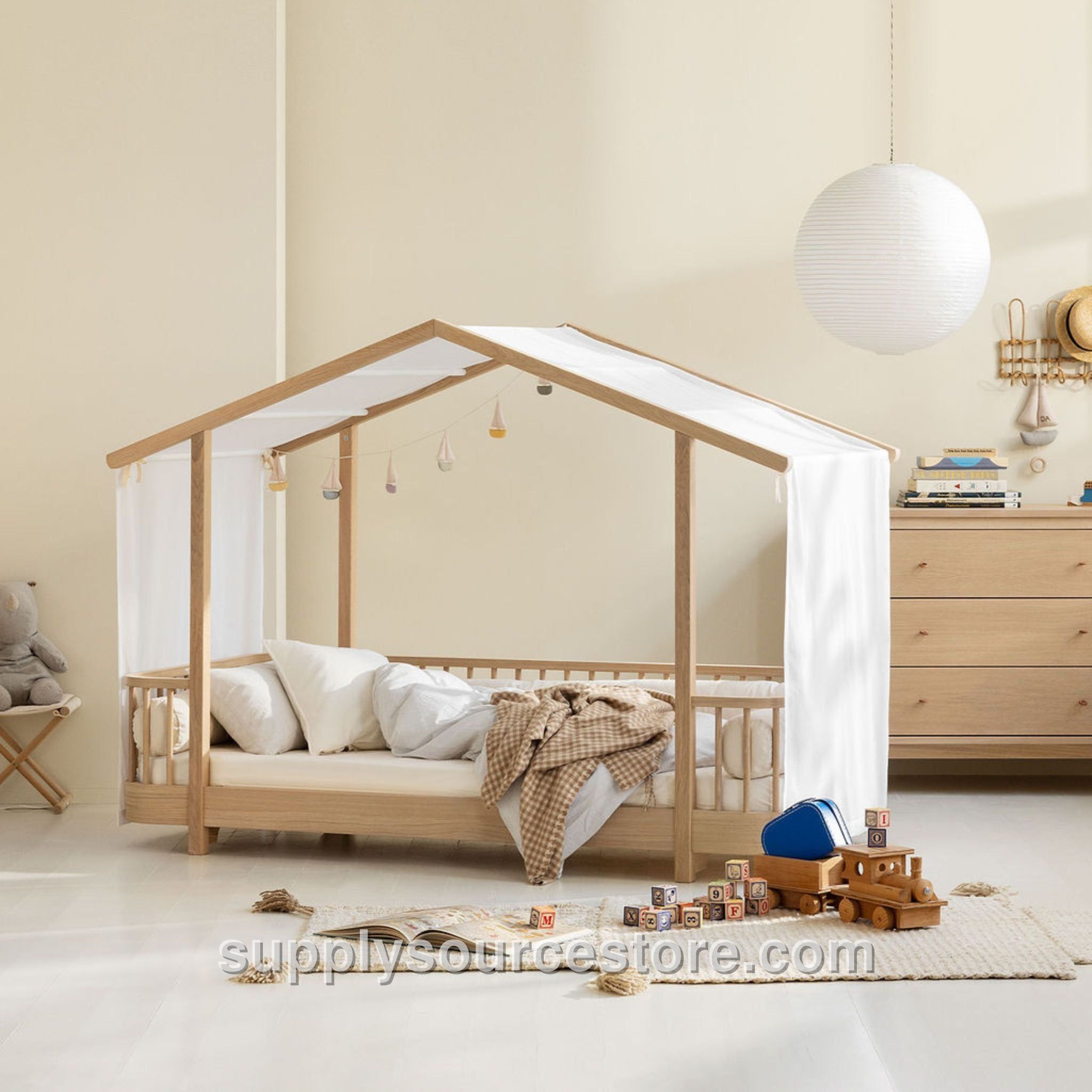 Wood Original House Bed - Oak