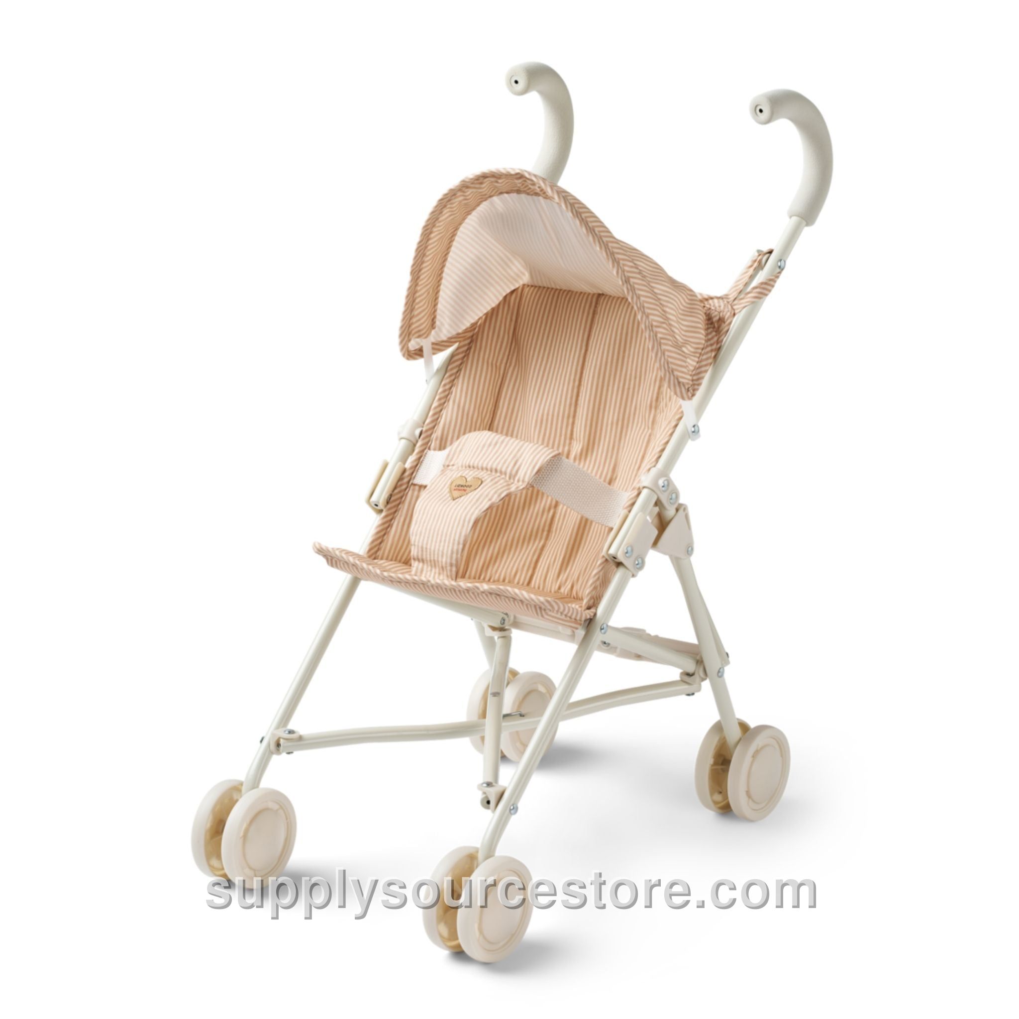 Elsie Doll Stroller - Stripe Pale Tuscany / Creme De La Creme