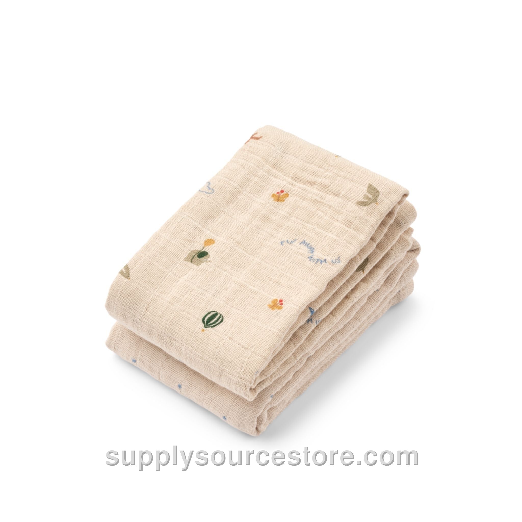 2-Pack Lewis Muslin Cloth - Star / Flying Mix