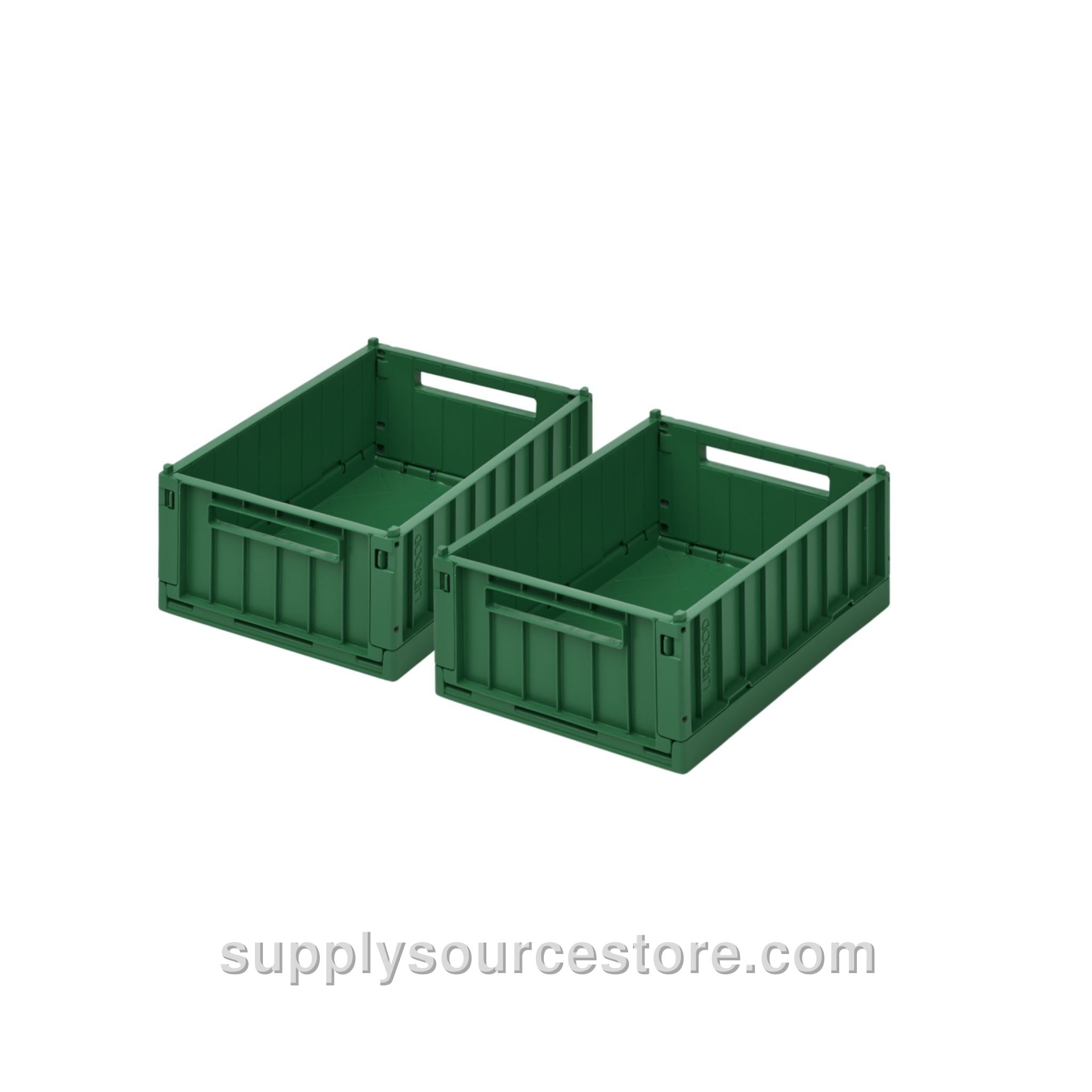 Weston Small Storage Crate Set of 2 - Garden Green