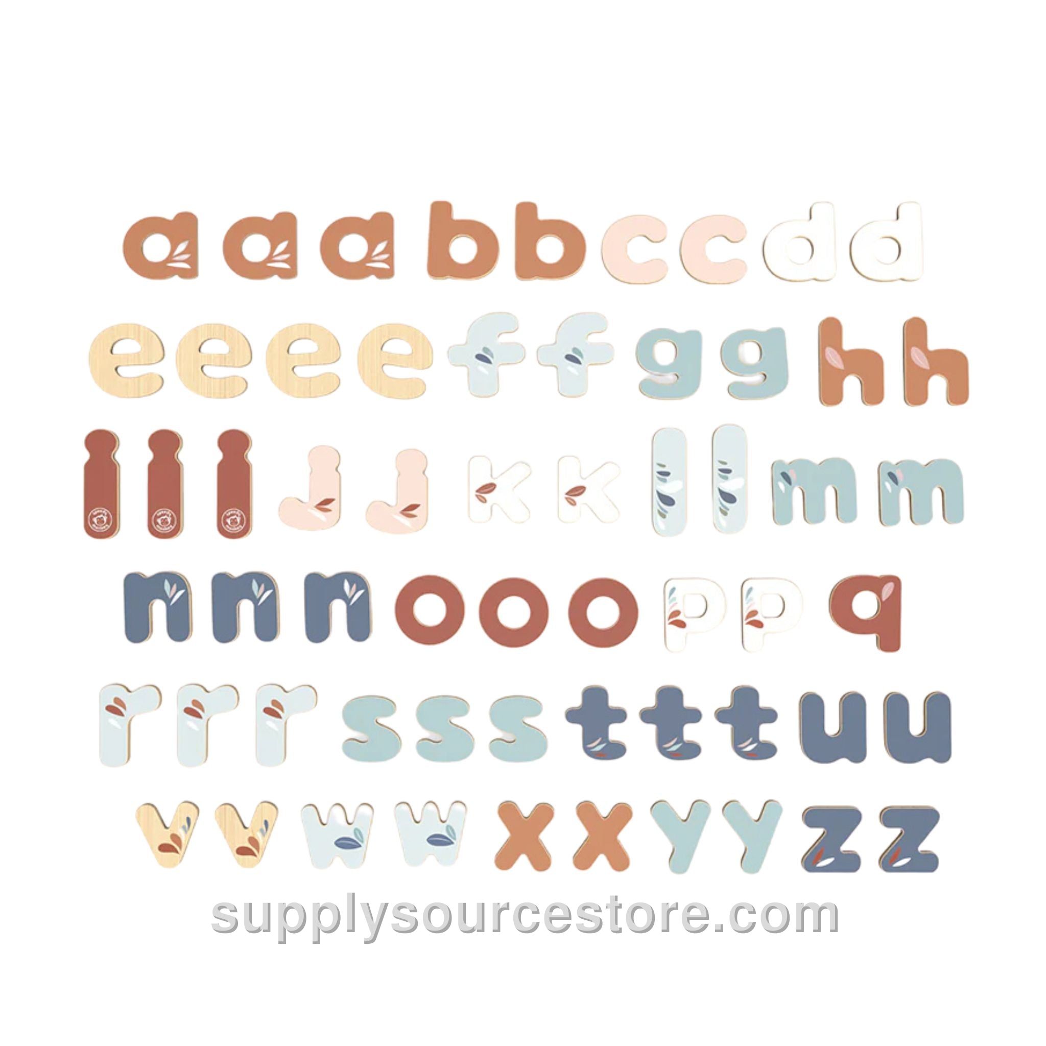 Magnetic Letters - 60 Pieces