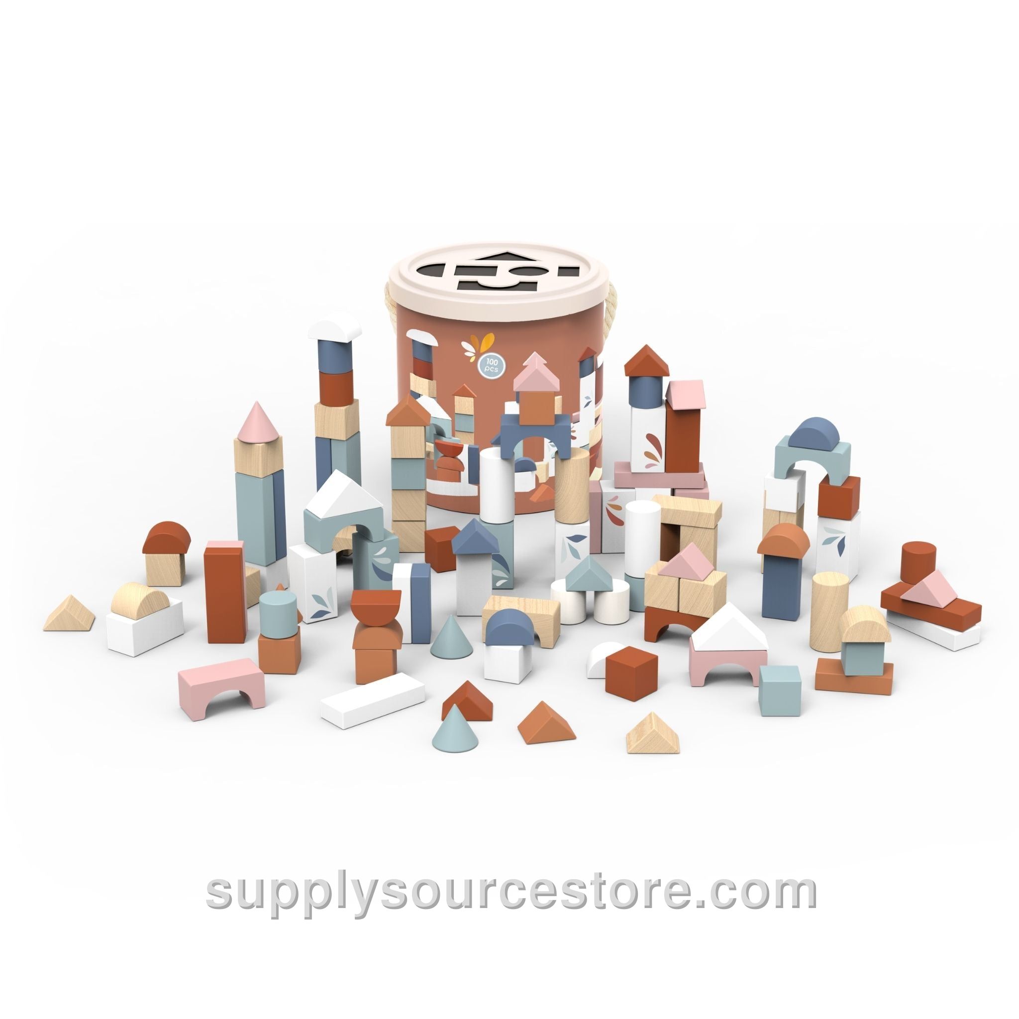 Drum with 100 Blocks and Shape Sorter