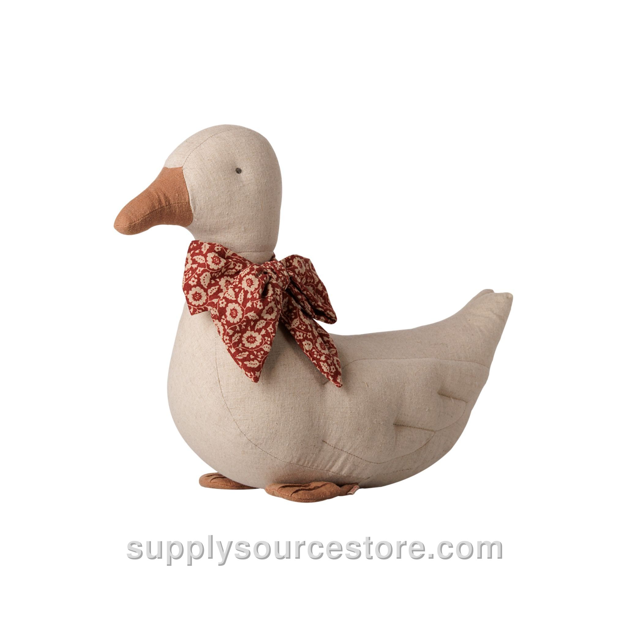 Duck With Bow - Sand