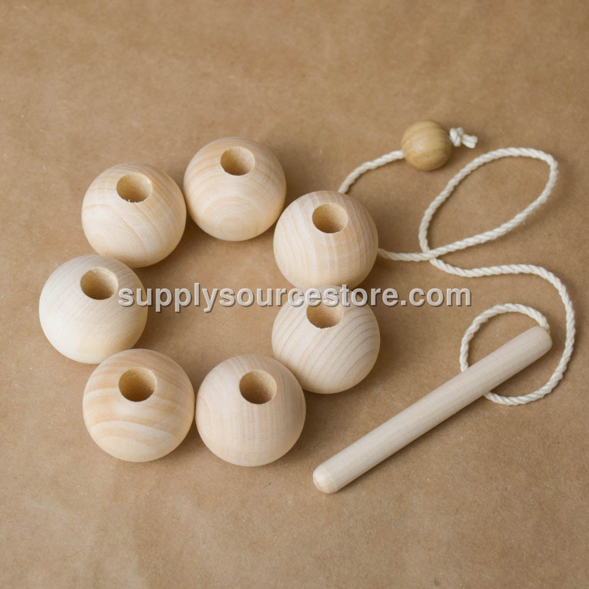 Natural Lacing Beads
